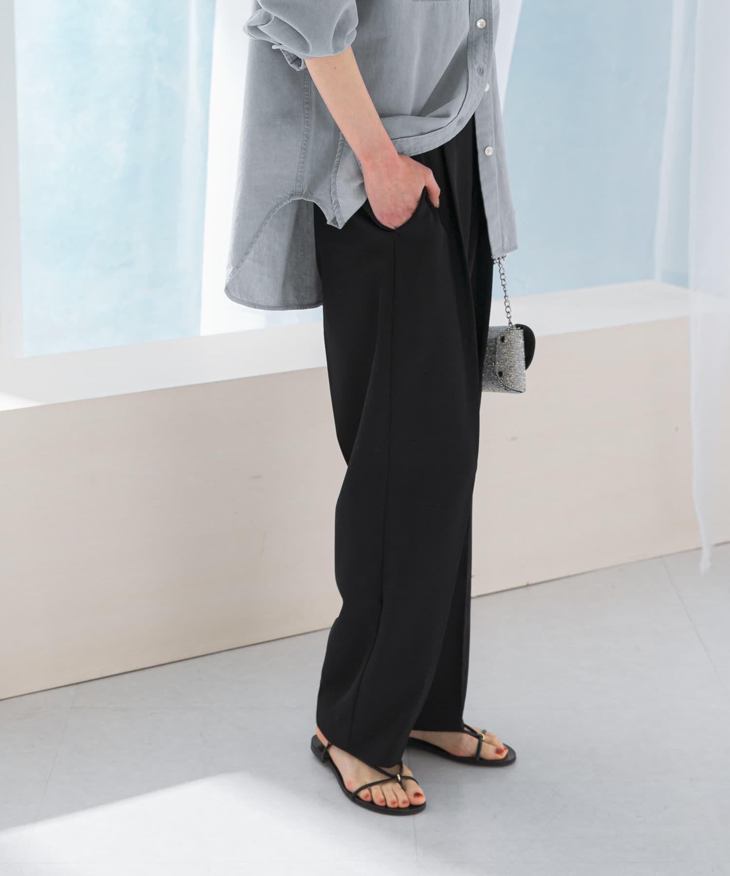 URBAN RESEARCH ROSSO「『WEB/一部店舗限定』『撥水』センタープレスイージーパンツ」|その他|