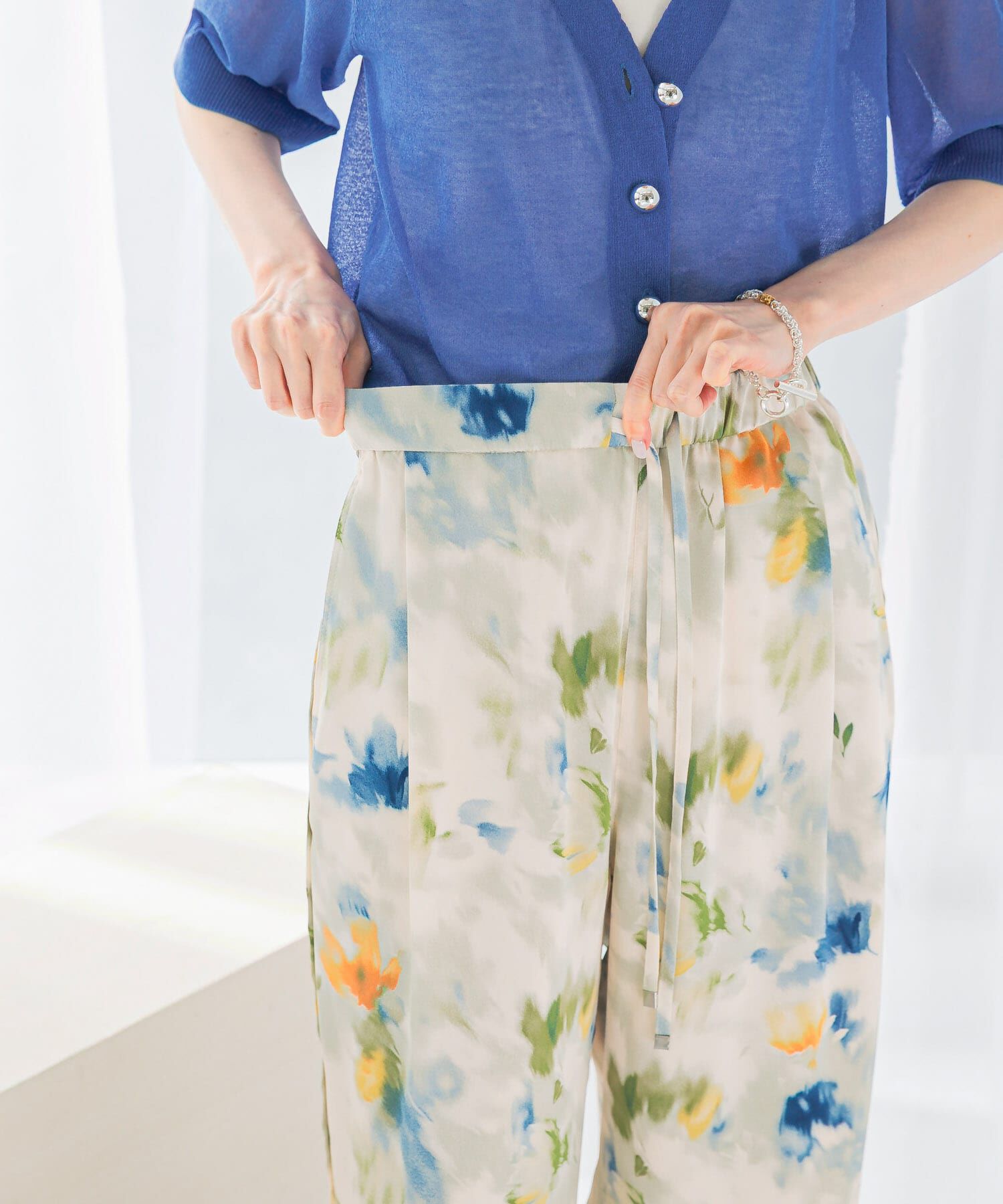 URBAN RESEARCH ROSSO「フラワープリントイージーパンツ」|その他|