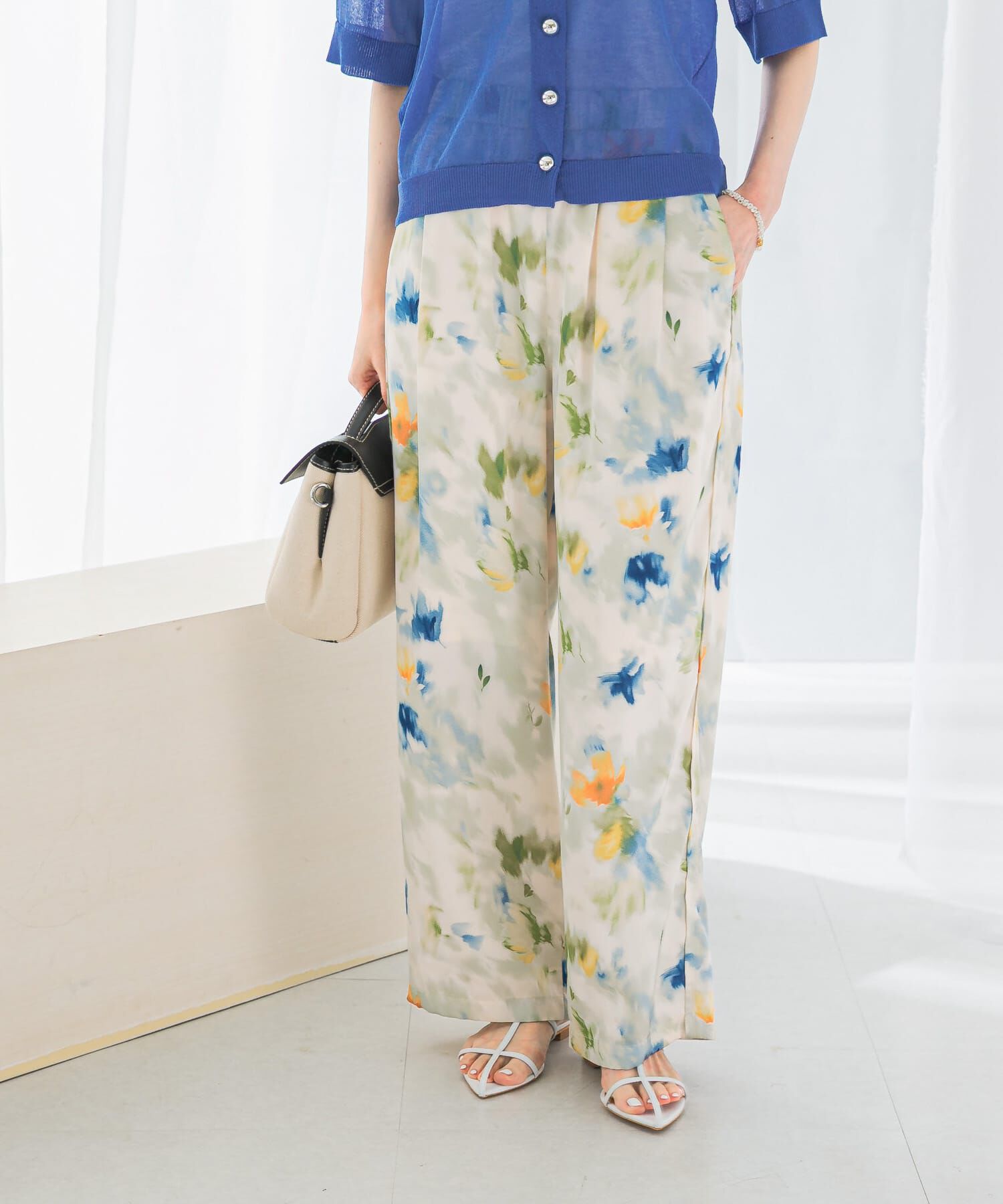 URBAN RESEARCH ROSSO「フラワープリントイージーパンツ」|その他|