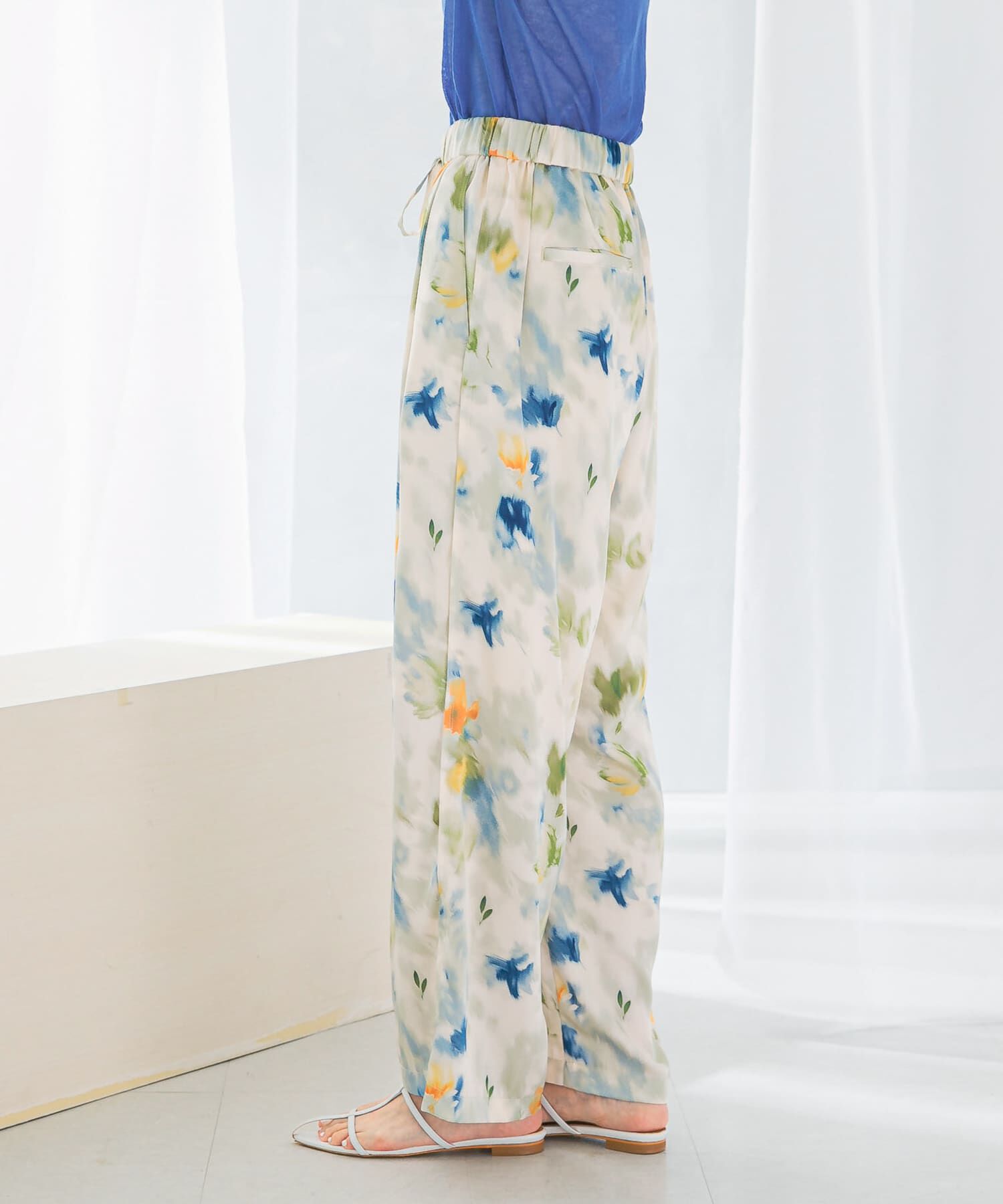 URBAN RESEARCH ROSSO「フラワープリントイージーパンツ」|その他|