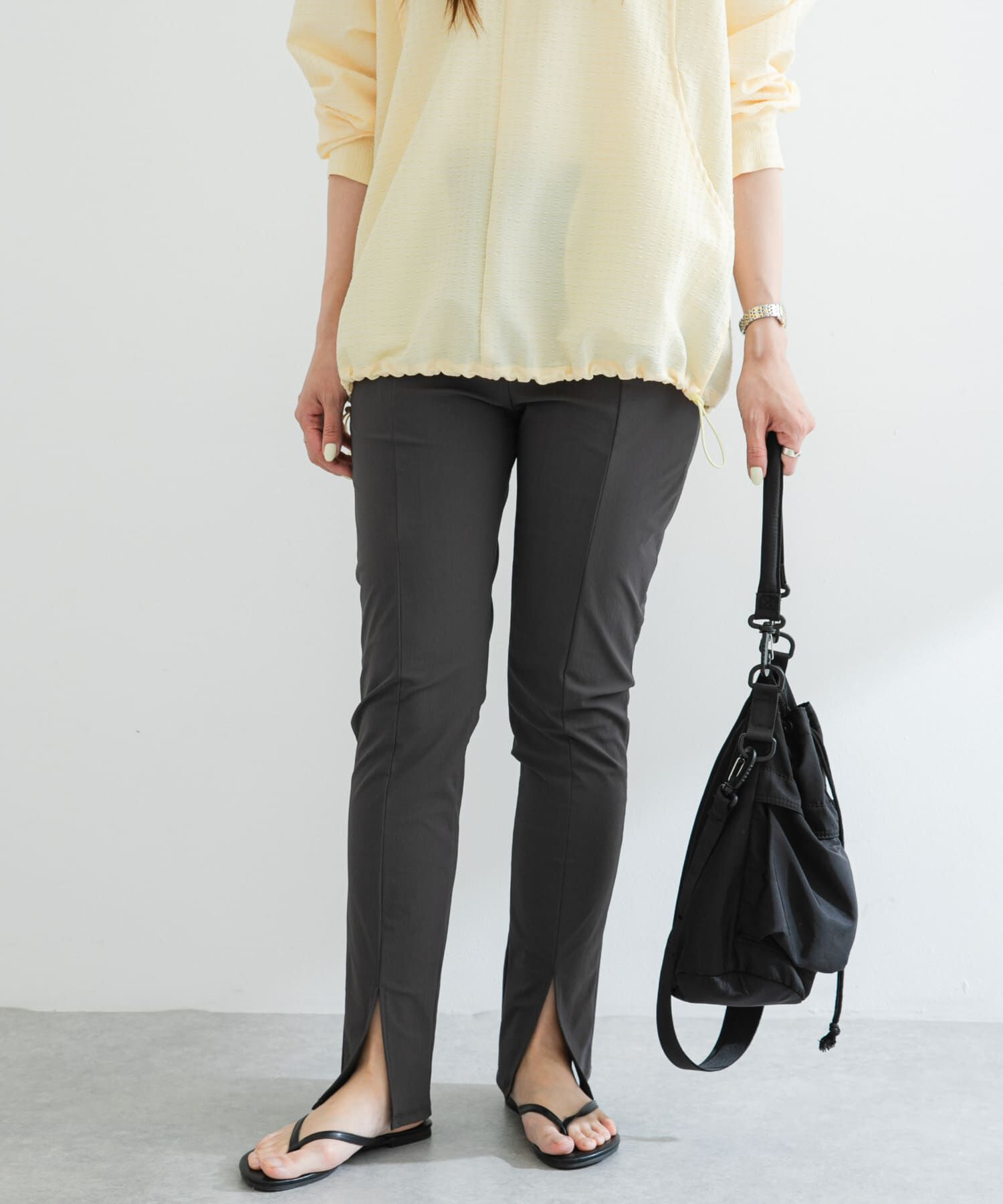 URBAN RESEARCH ROSSO「F by ROSSO　UVCUT速乾レギンスパンツ」|その他|チャコールグレー