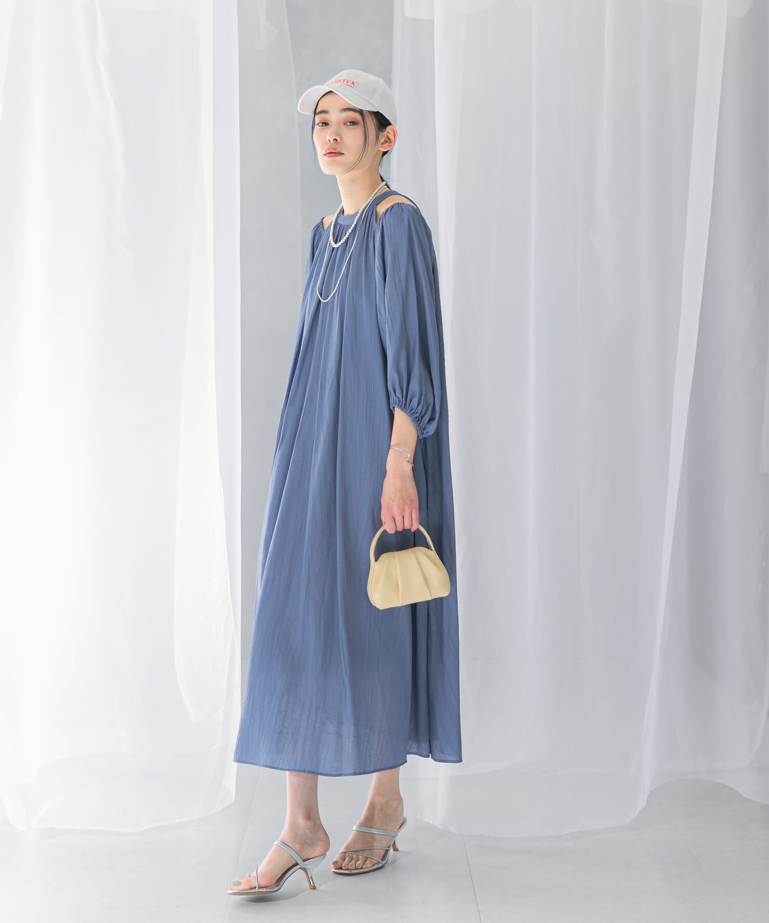 URBAN RESEARCH ROSSO「リネンライク2wayオフショルワンピース」|ワンピース|