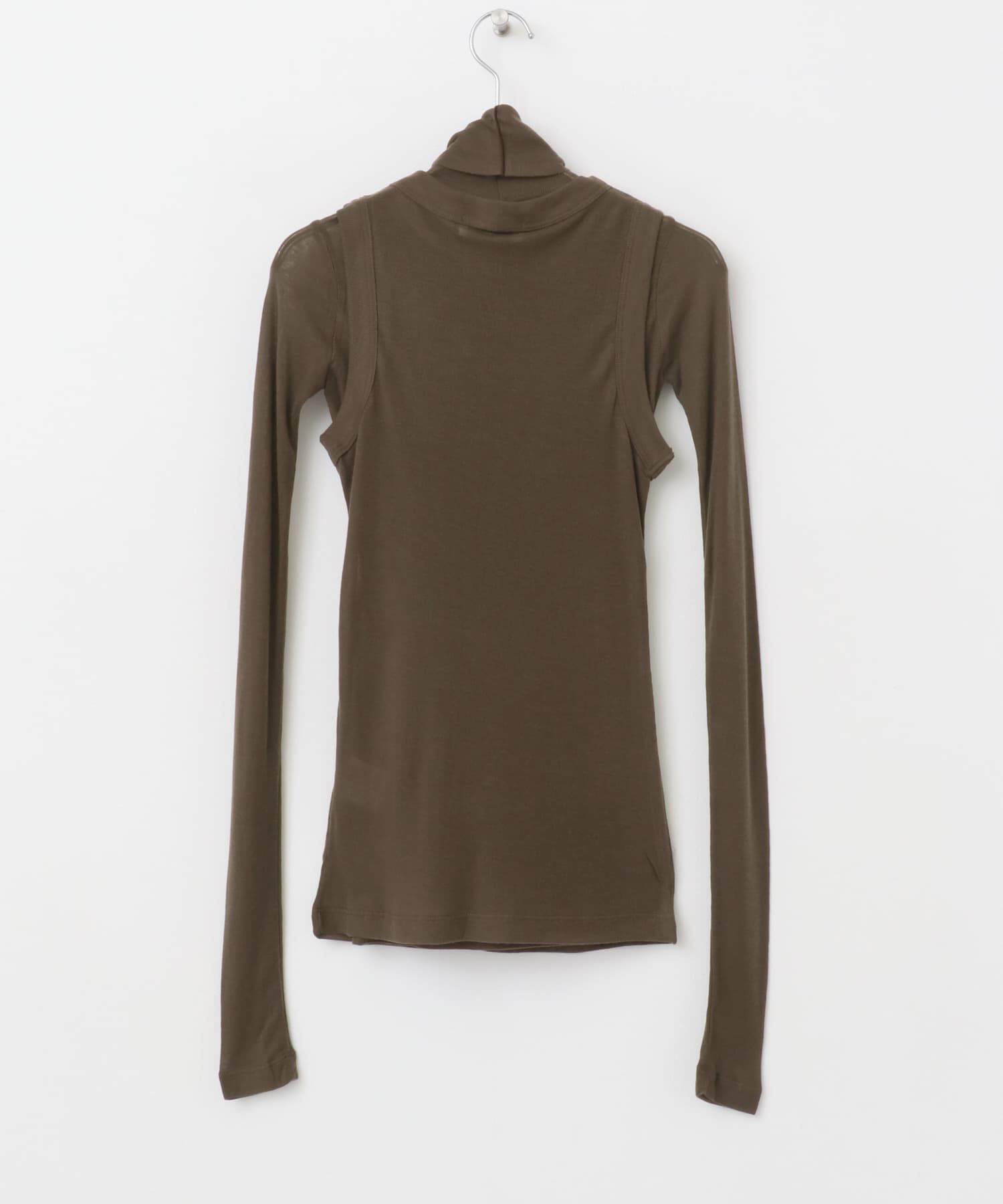 URBAN RESEARCH ROSSO「le　WOOL LAYERD TURTLE-NECK TOP」|Tシャツ・カットソー|
