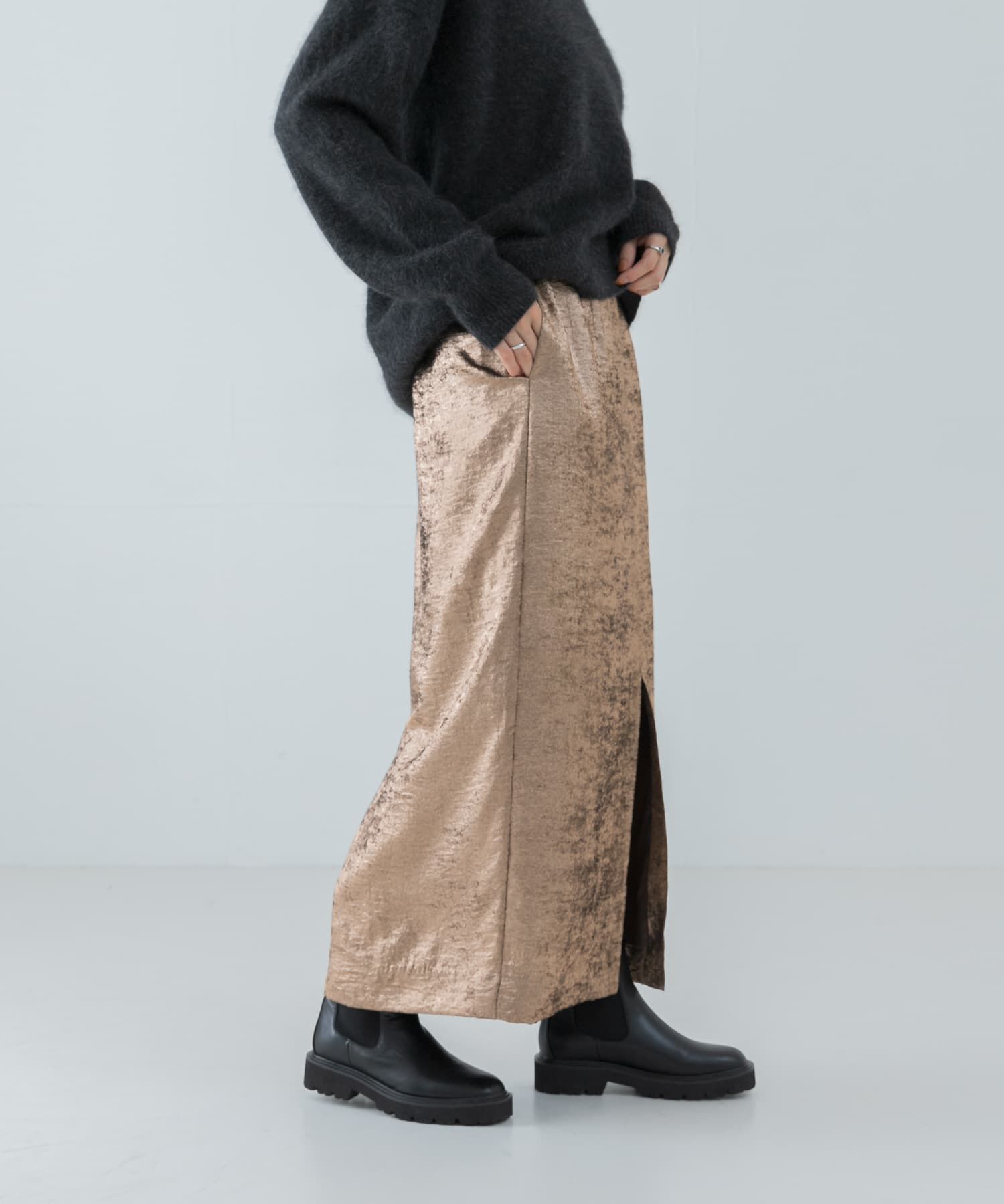 URBAN RESEARCH「グリッターロングスカート」|スカート|