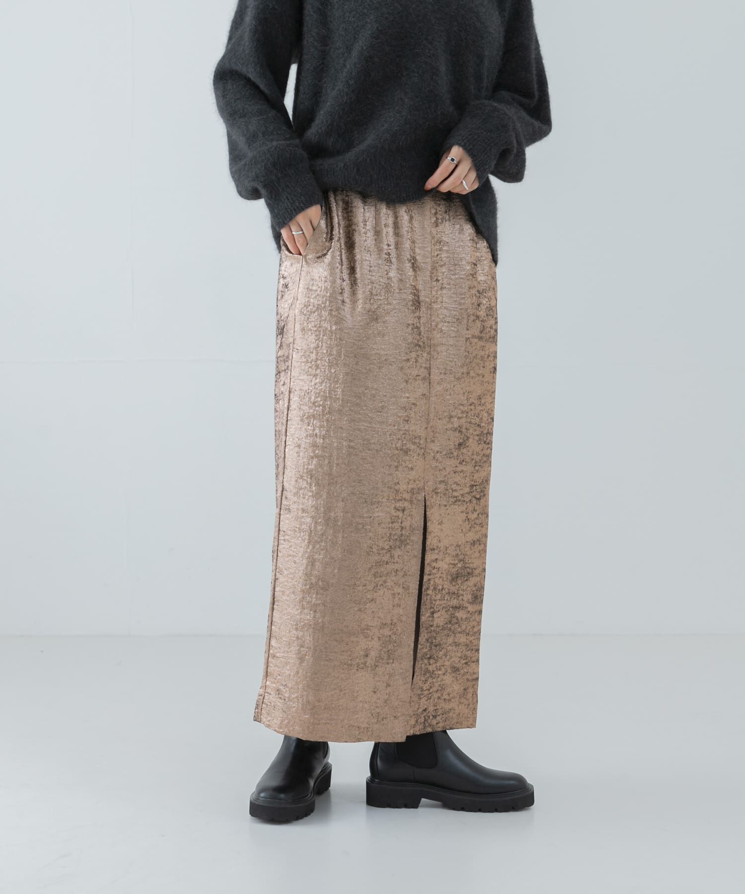 URBAN RESEARCH「グリッターロングスカート」|スカート|