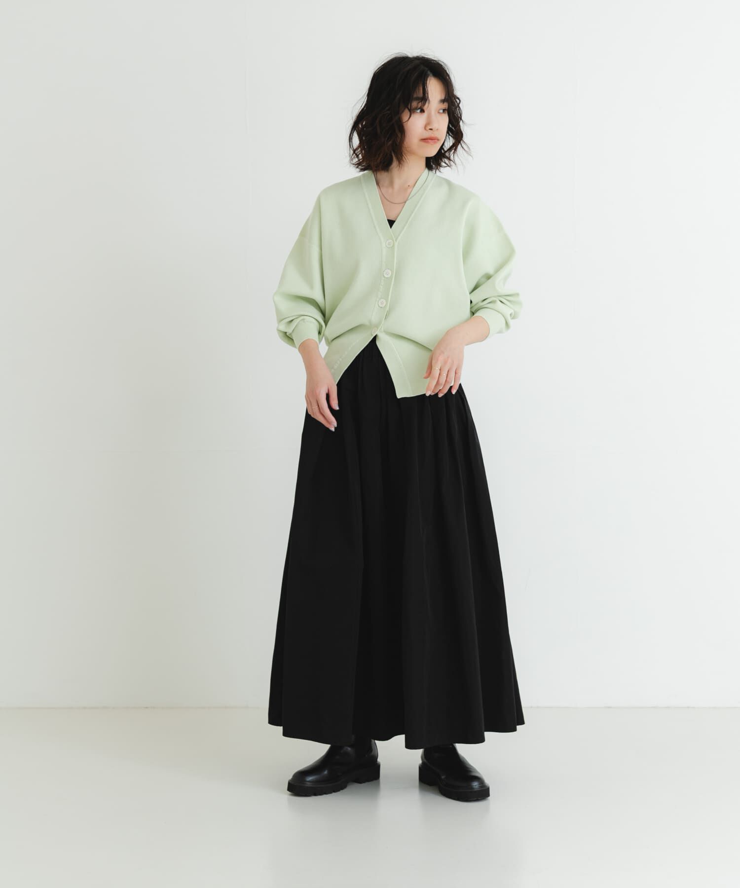 URBAN RESEARCH「メモリータフタボリュームスカート」|スカート|