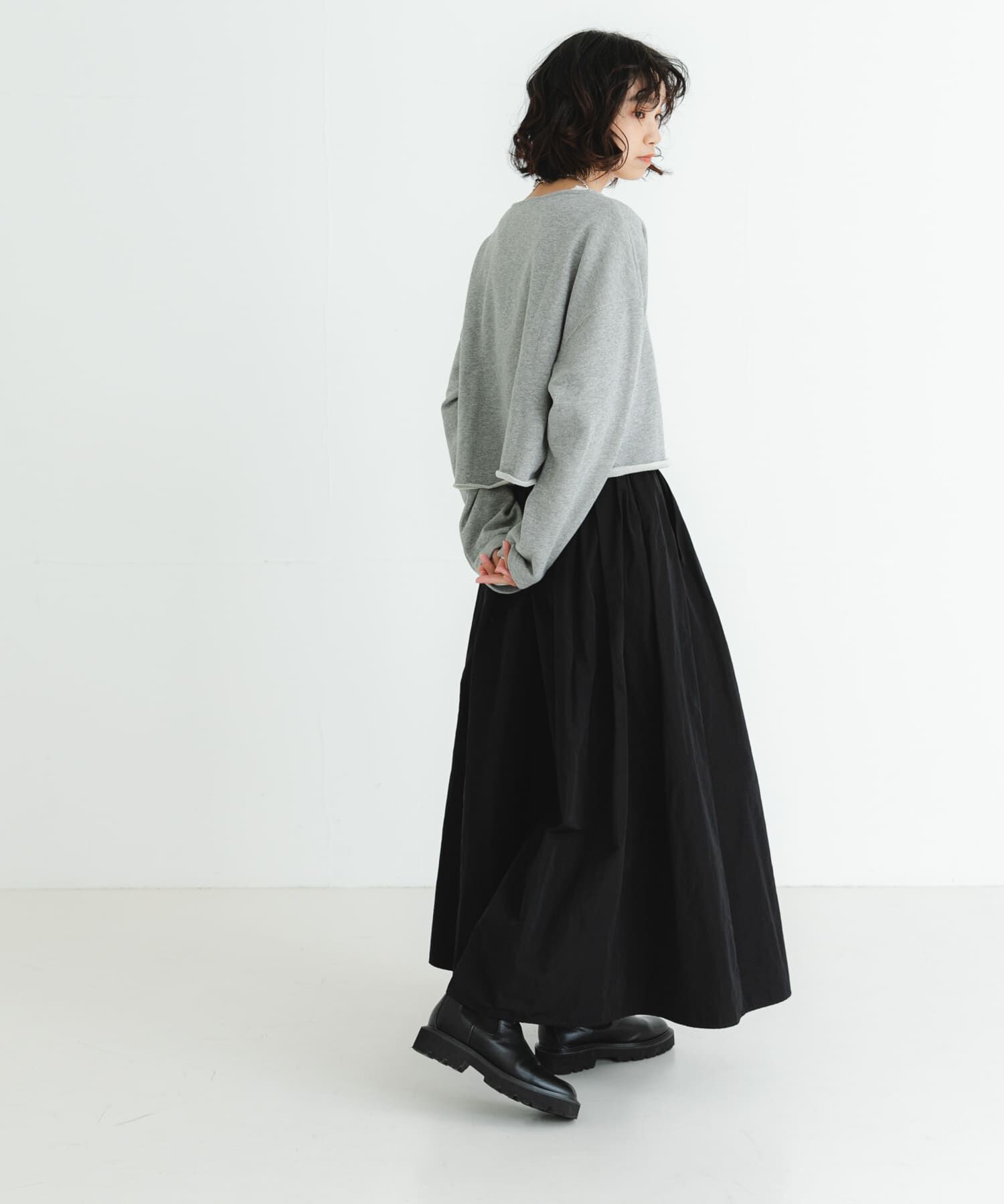 URBAN RESEARCH「メモリータフタボリュームスカート」|スカート|