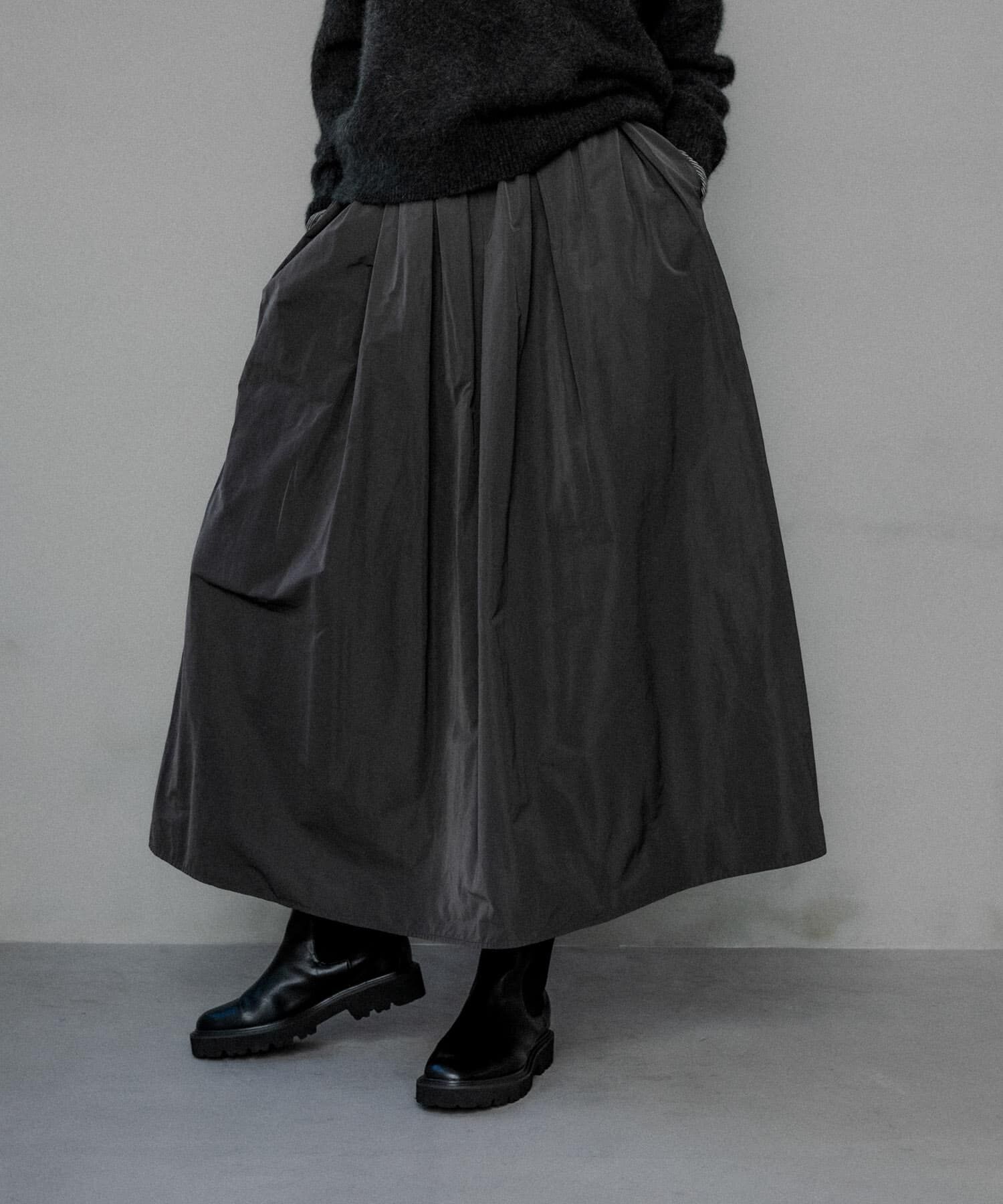 URBAN RESEARCH「メモリータフタボリュームスカート」|スカート|