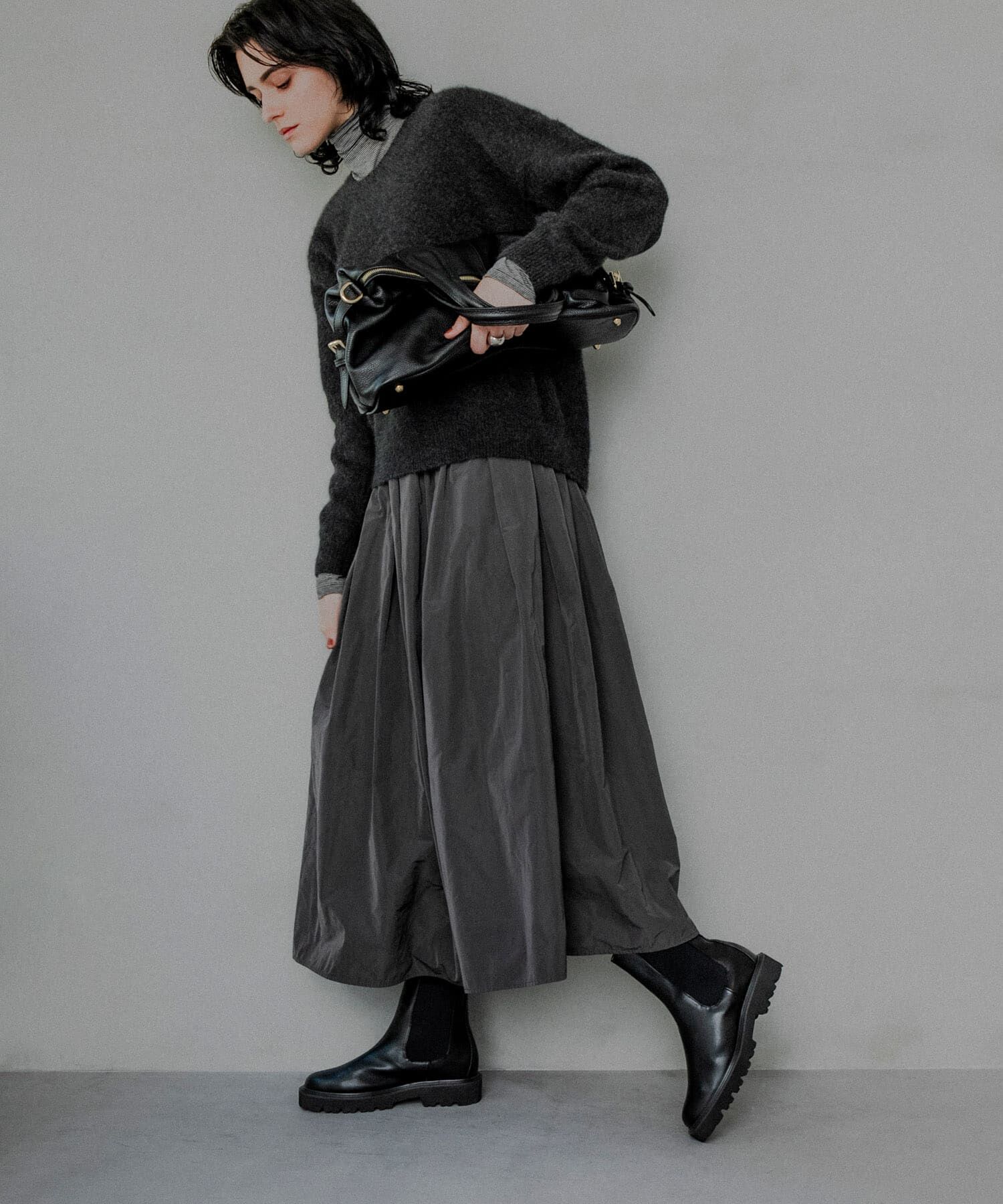 URBAN RESEARCH「メモリータフタボリュームスカート」|スカート|