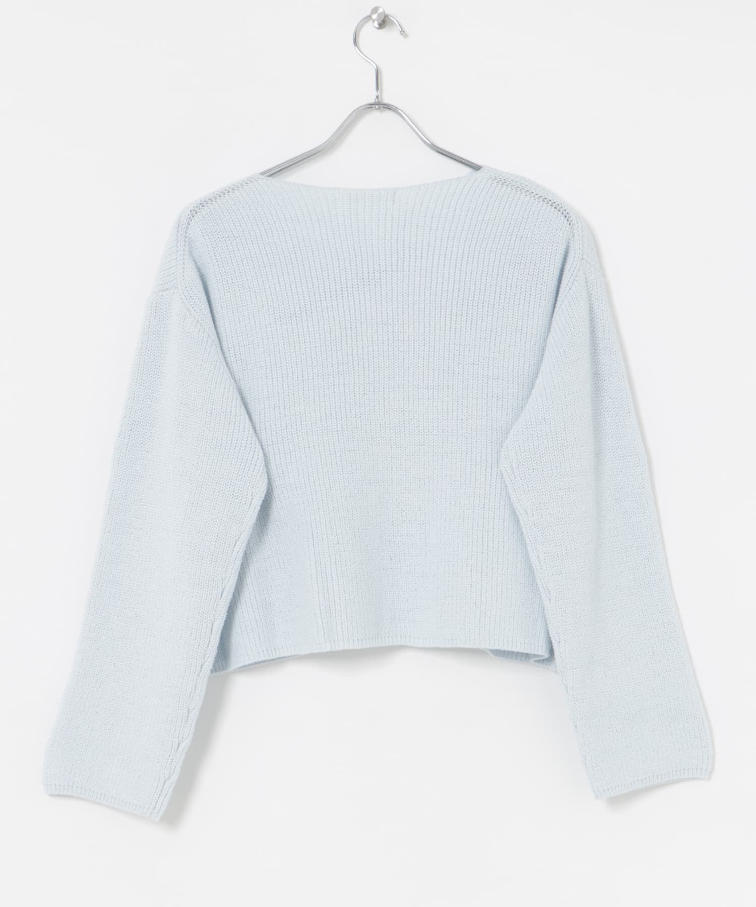 URBAN RESEARCH「テープヤーンVネック畦ニット」|ニット・セーター|