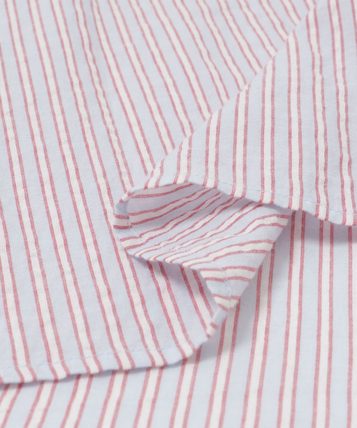 URBAN RESEARCH「new basic　インドコットンサッカーストライプシャツ」|シャツ・ブラウス|