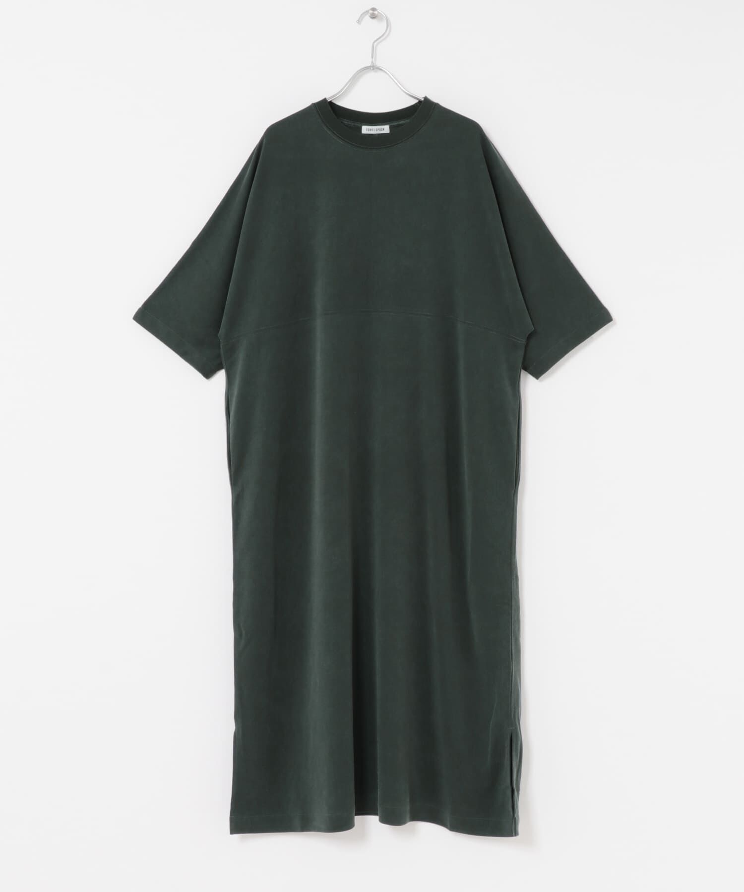 URBAN RESEARCH DOORS「FORK&SPOON　モダールカノコクルーネックワンピース」|ワンピース|