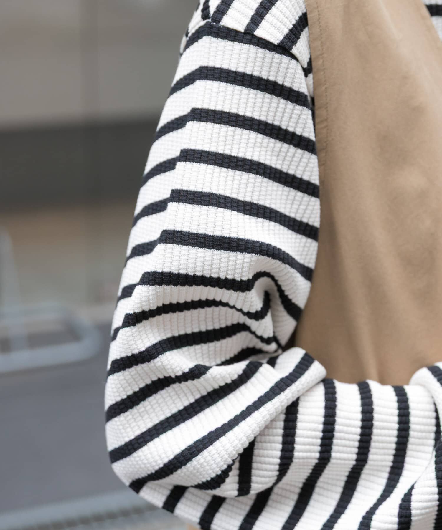 URBAN RESEARCH DOORS「FORK&SPOON　変形ワッフルロングスリーブTシャツ」|Tシャツ・カットソー|