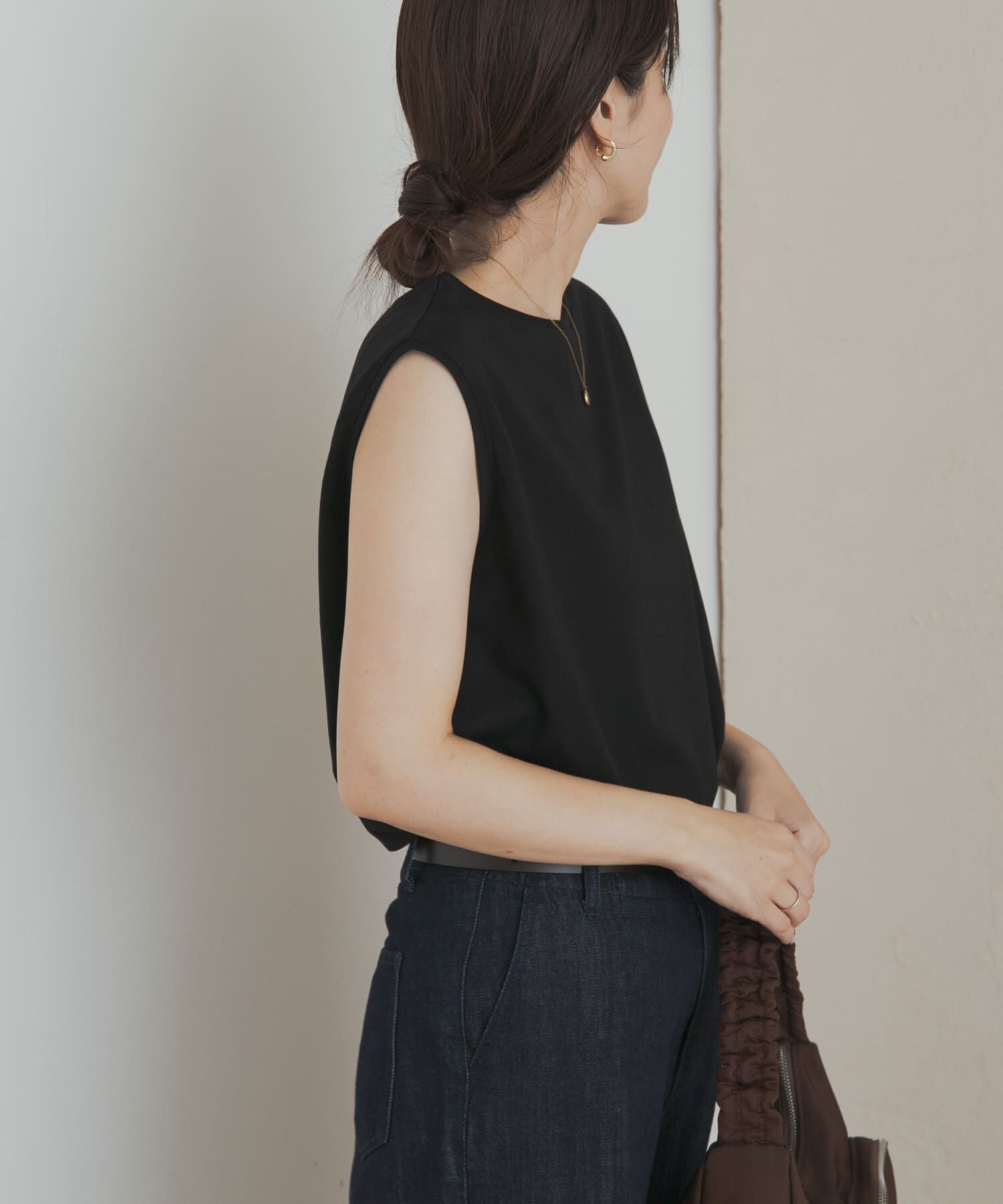 URBAN RESEARCH DOORS「インナーノースリーブプルオーバー」|Tシャツ・カットソー|