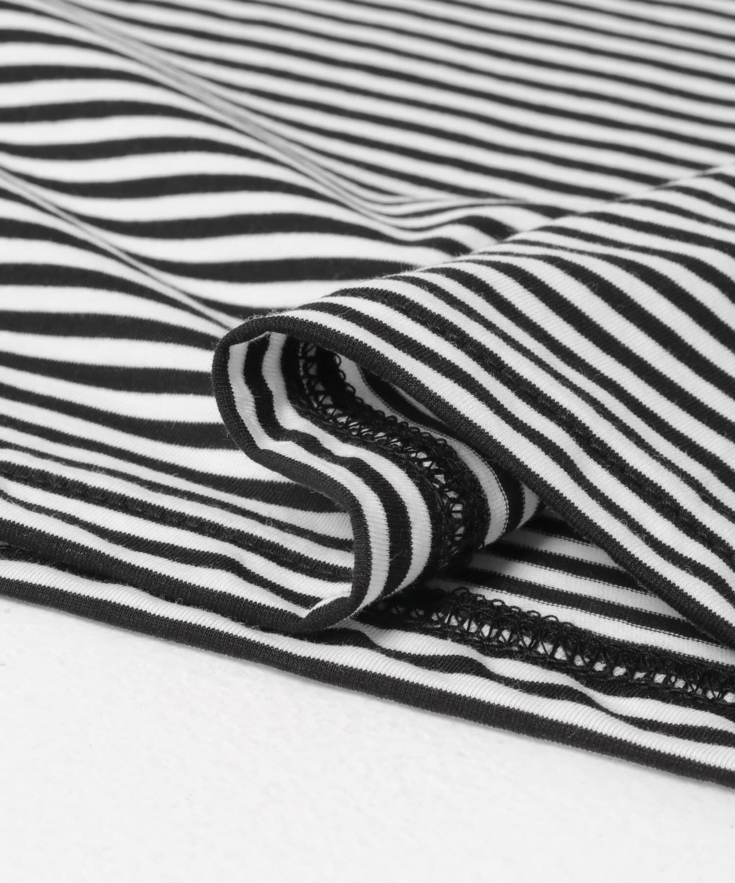 かぐれ「ハイツイストボーダーカットソー」|Tシャツ・カットソー|