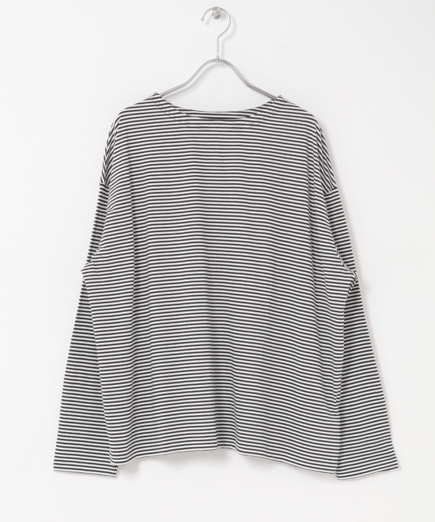 かぐれ「ハイツイストボーダーカットソー」|Tシャツ・カットソー|