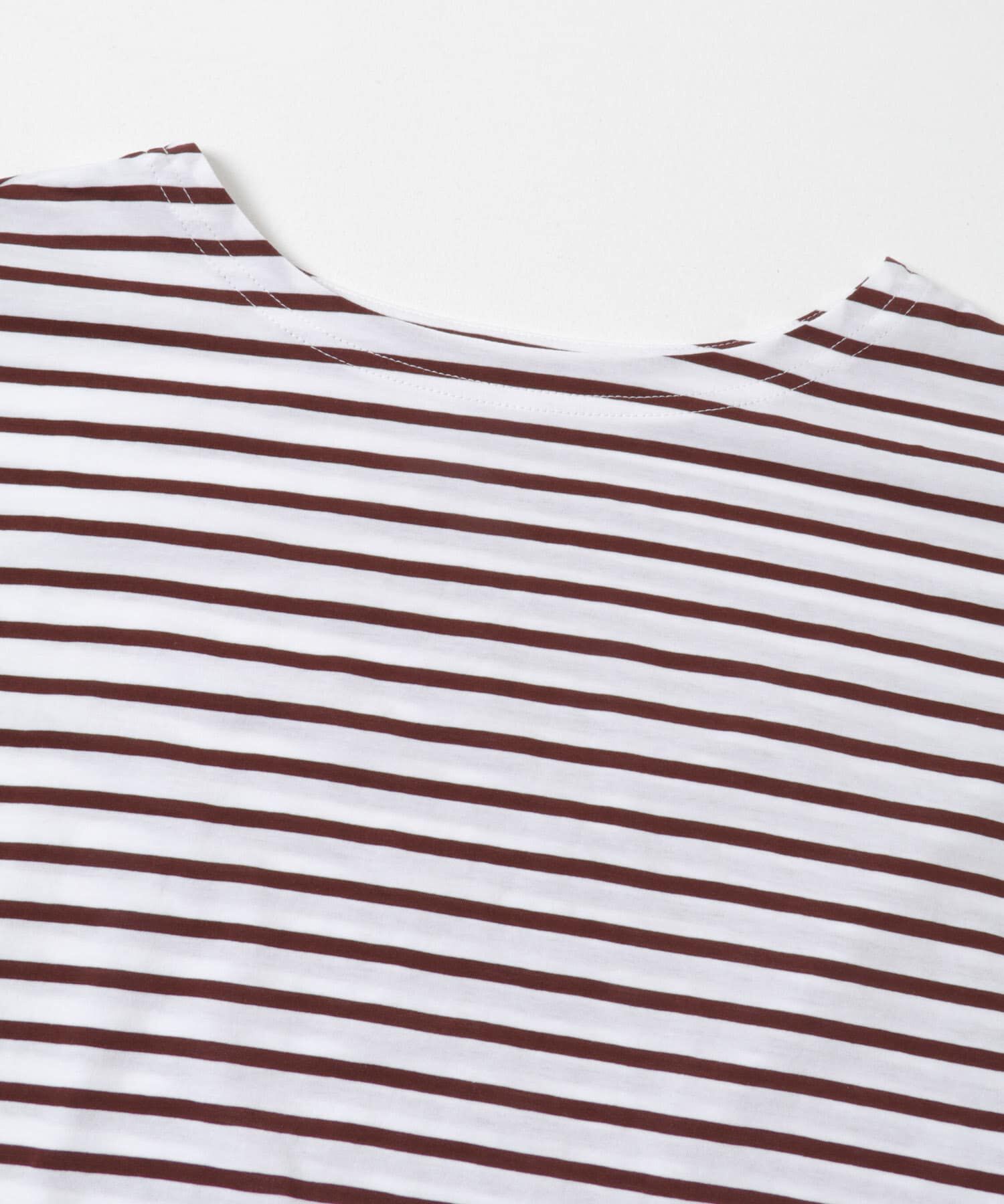 かぐれ「ハイツイストボーダーカットソー」|Tシャツ・カットソー|