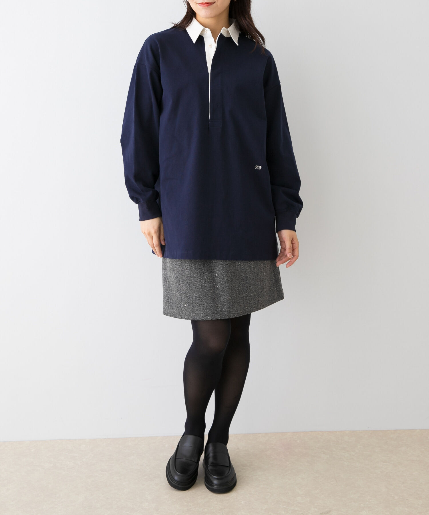 URBAN RESEARCH ROSSO「F by ROSSO　ラガーチュニックプルオーバー」|Tシャツ・カットソー|