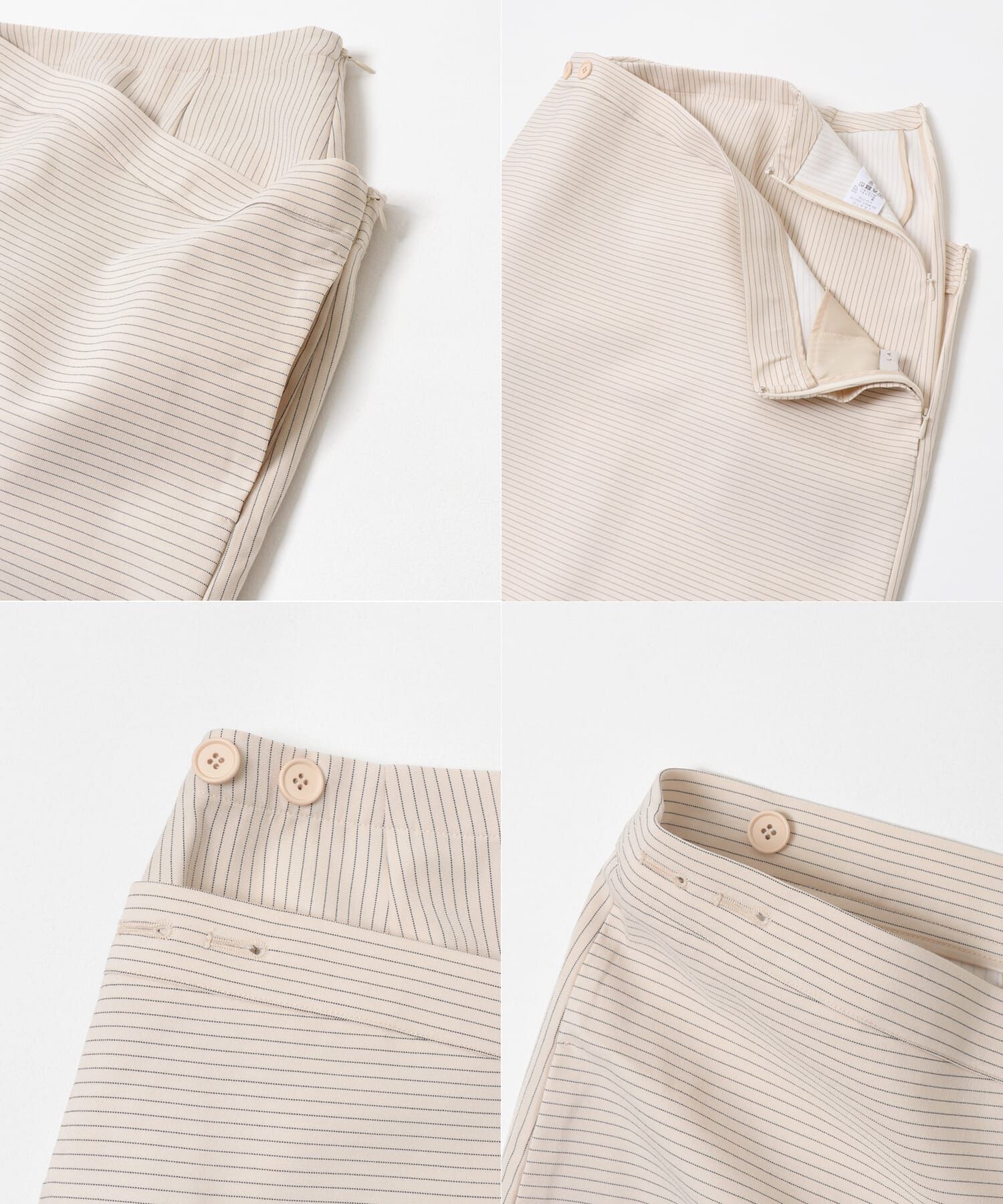 LAATO「stripe midi skirt」|スカート|