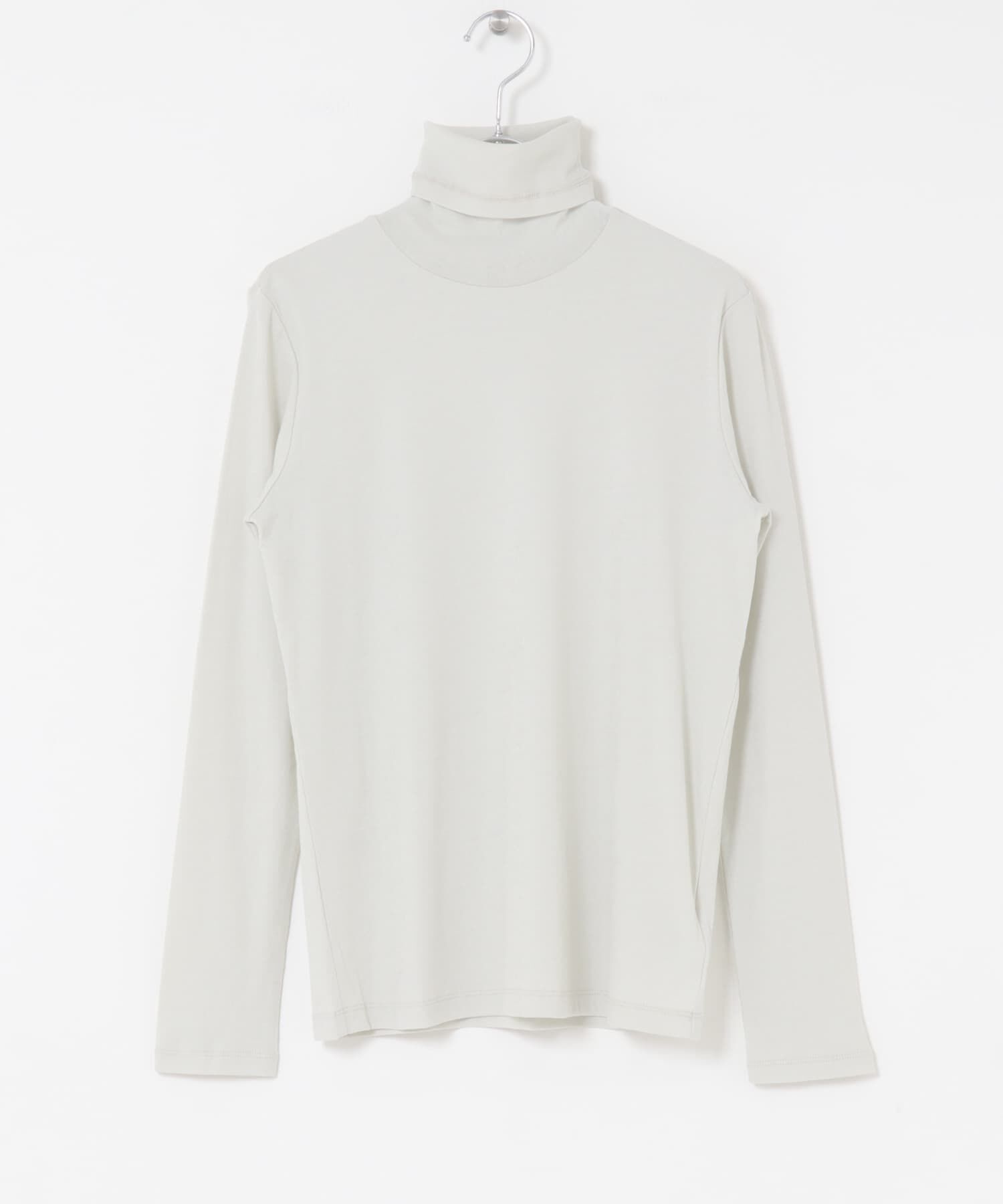 かぐれ「ハイツイストコットンタートルカットソー」|Tシャツ・カットソー|