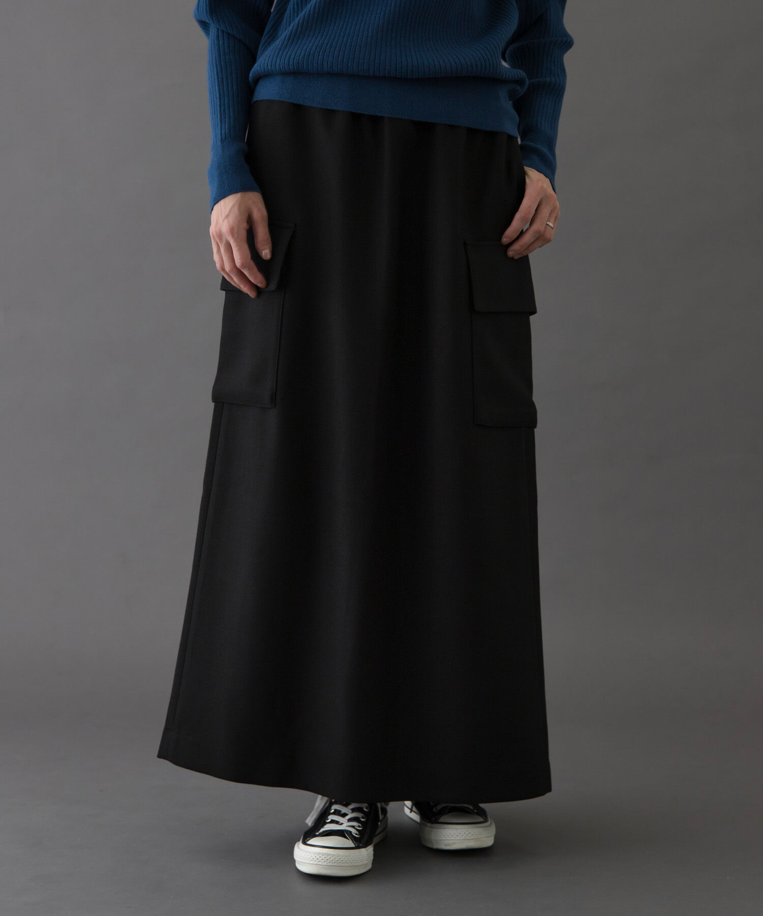 URBAN RESEARCH DOORS「FORK&SPOON　ウールライクツイルスカート」|スカート|