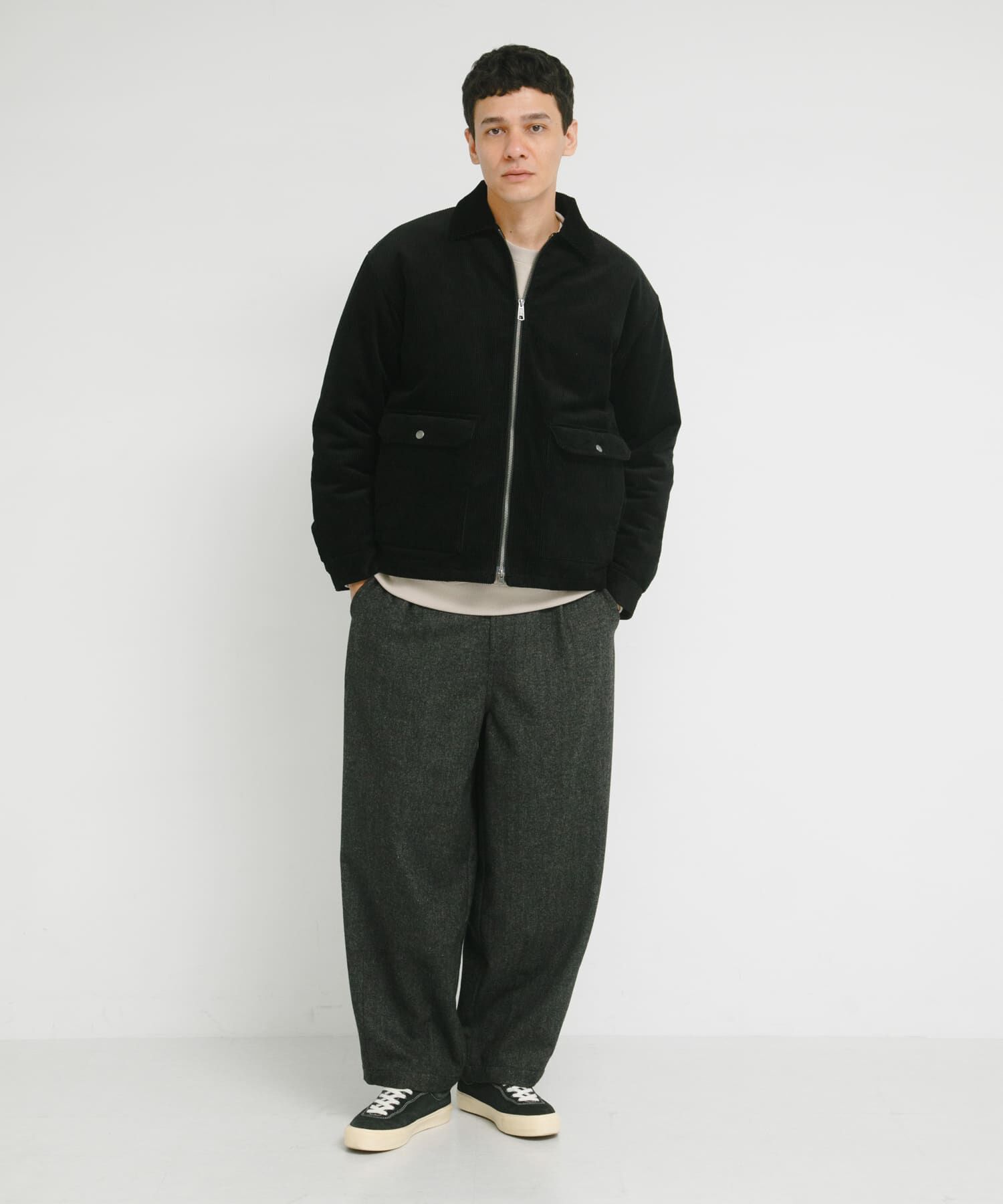 Sonny Label 「パデッドショートジップブルゾン」|ブルゾン・スタジャン|