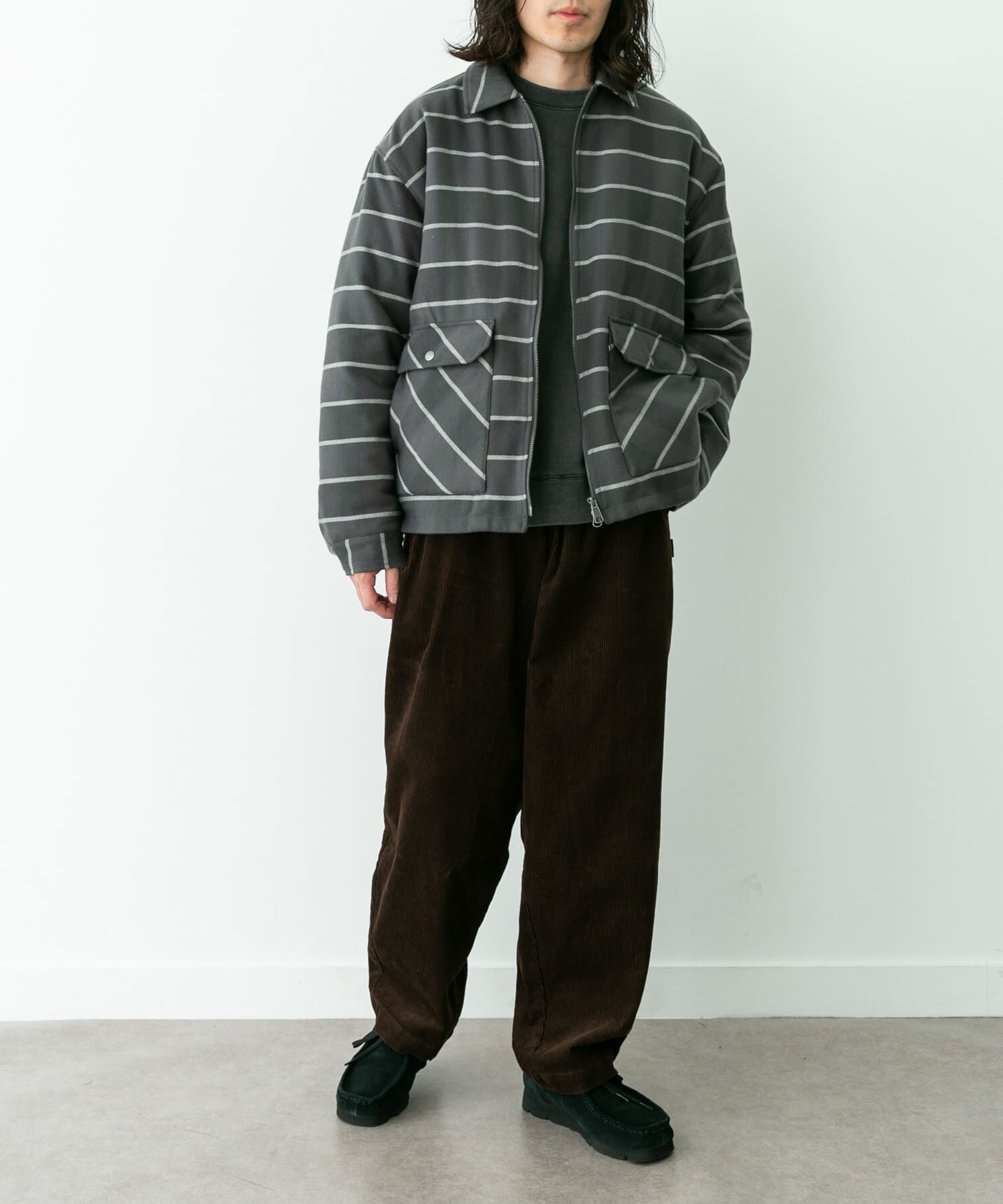 Sonny Label 「パデッドショートジップブルゾン」|ブルゾン・スタジャン|