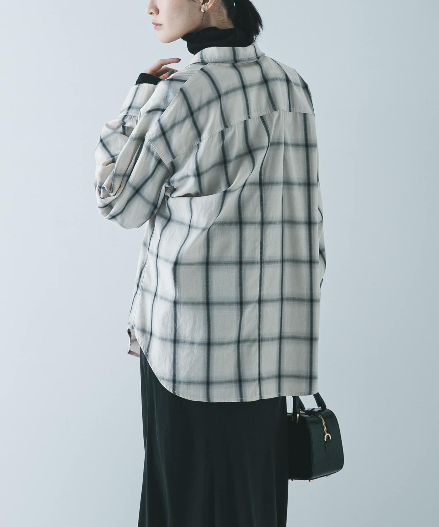 URBAN RESEARCH「オンブレーチェックオーバーシャツ」|シャツ・ブラウス|