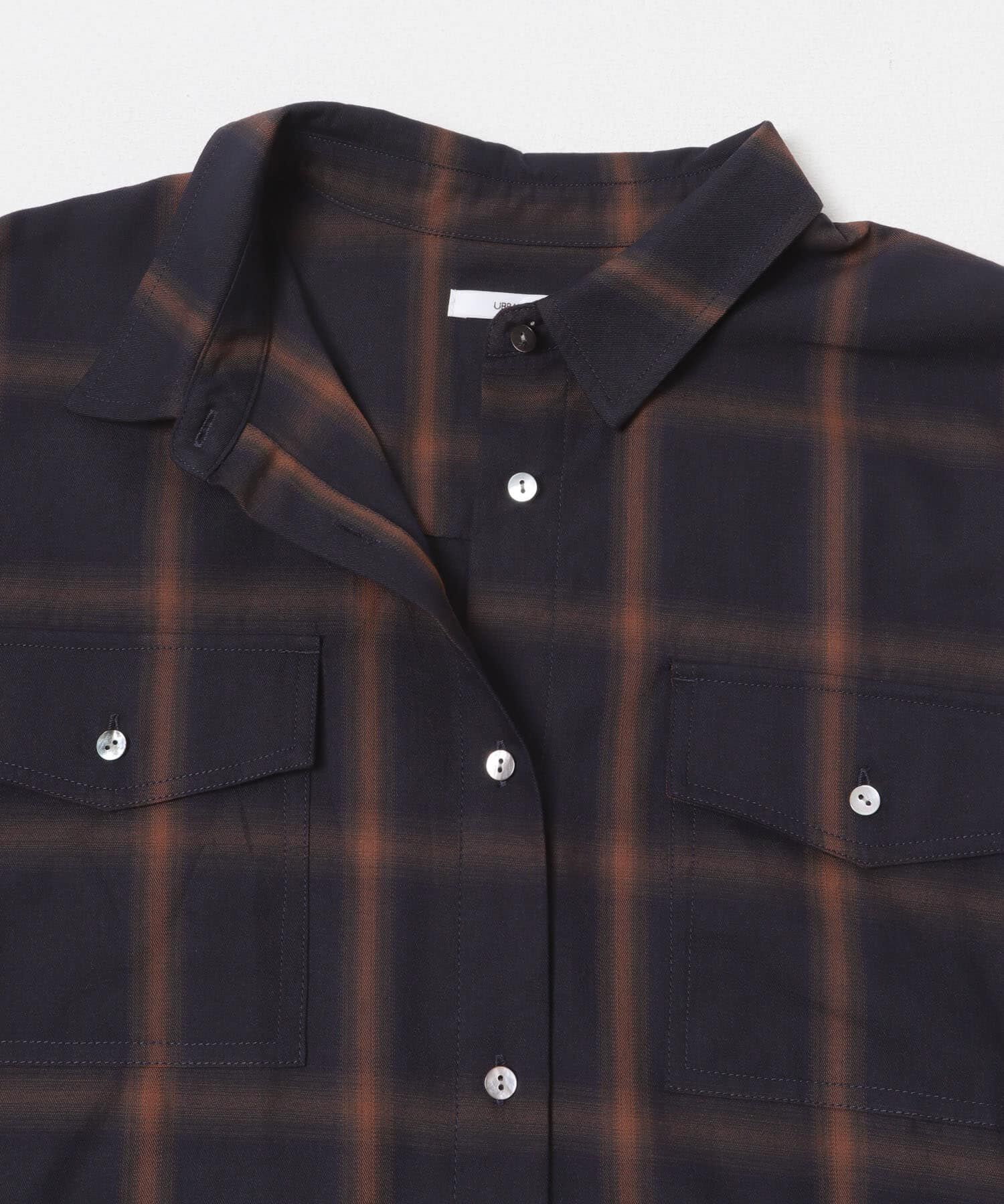 URBAN RESEARCH「オンブレーチェックオーバーシャツ」|シャツ・ブラウス|