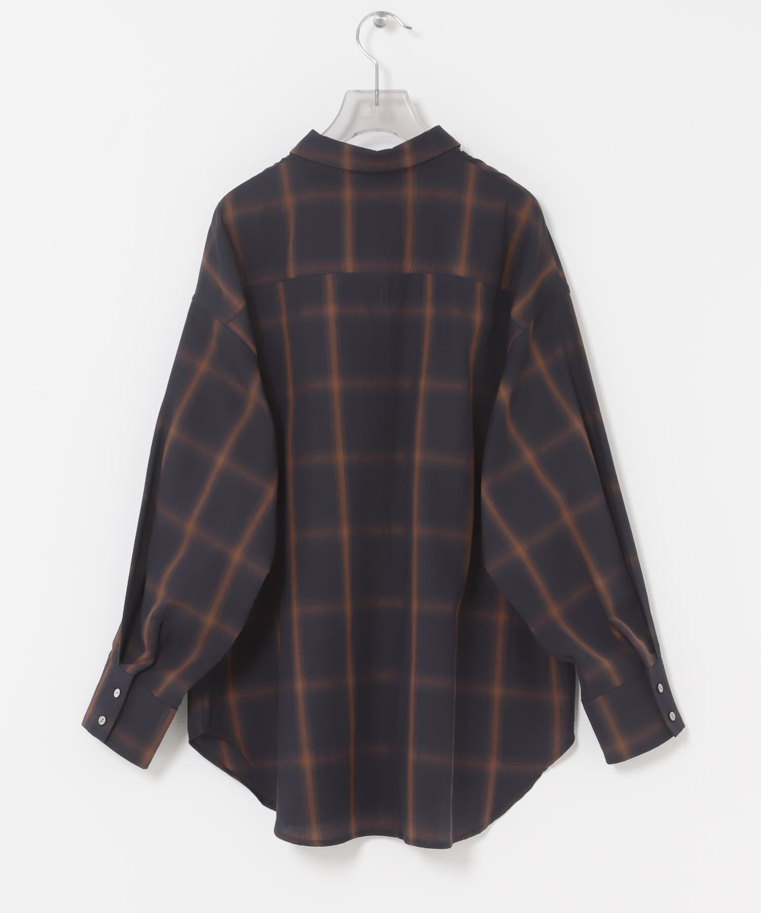 URBAN RESEARCH「オンブレーチェックオーバーシャツ」|シャツ・ブラウス|