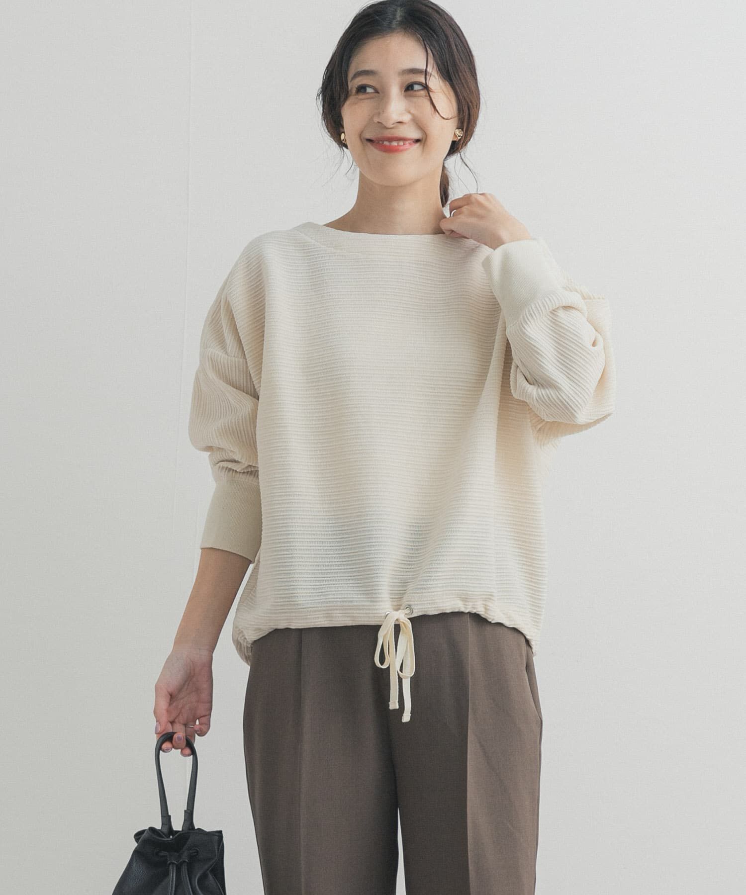 URBAN RESEARCH DOORS「カットコールドロストプルオーバー」|Tシャツ・カットソー|アイボリー