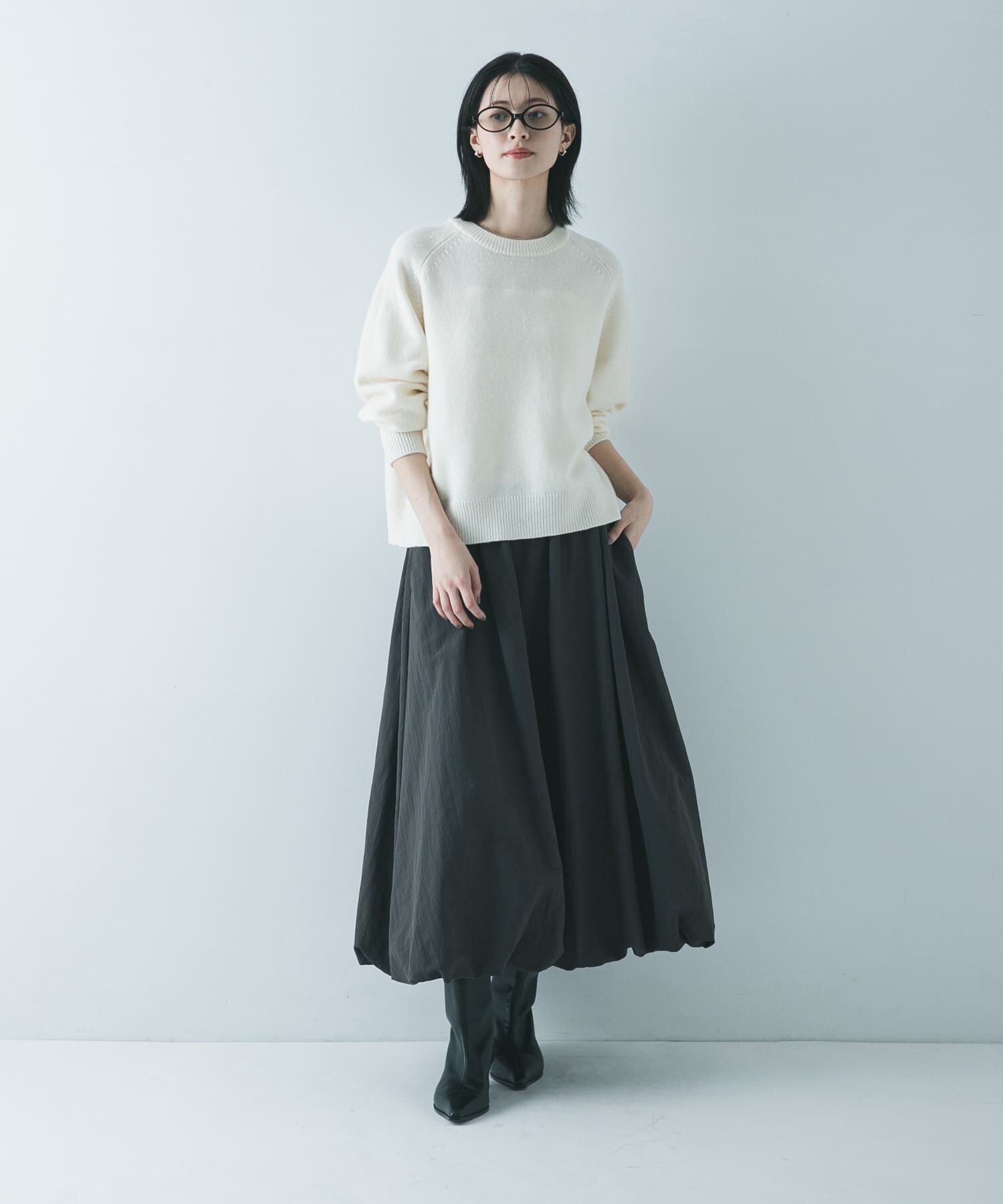 URBAN RESEARCH「ウォッシャブルウールカシミヤニット」|ニット・セーター|