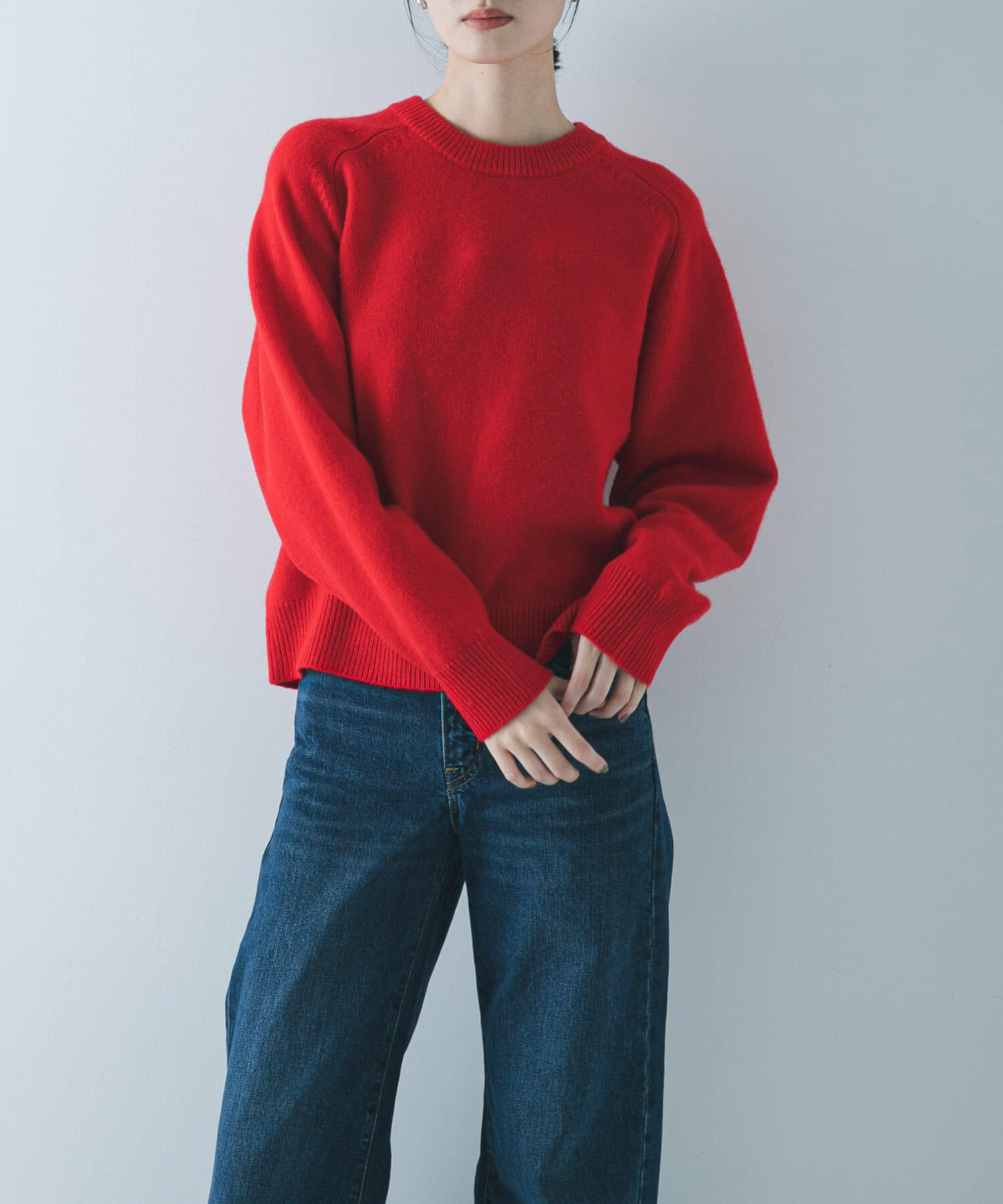 URBAN RESEARCH「ウォッシャブルウールカシミヤニット」|ニット・セーター|