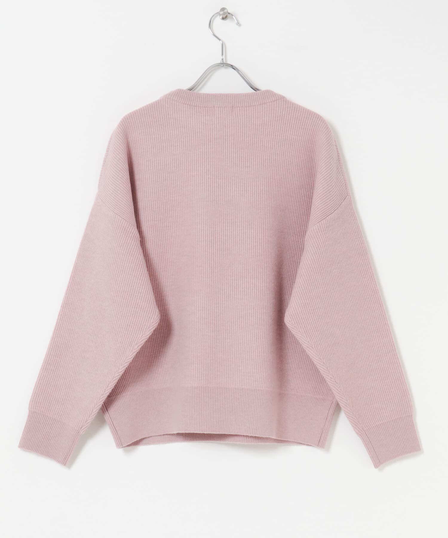 URBAN RESEARCH DOORS「針抜きダブルフェイスニット」|ニット・セーター|