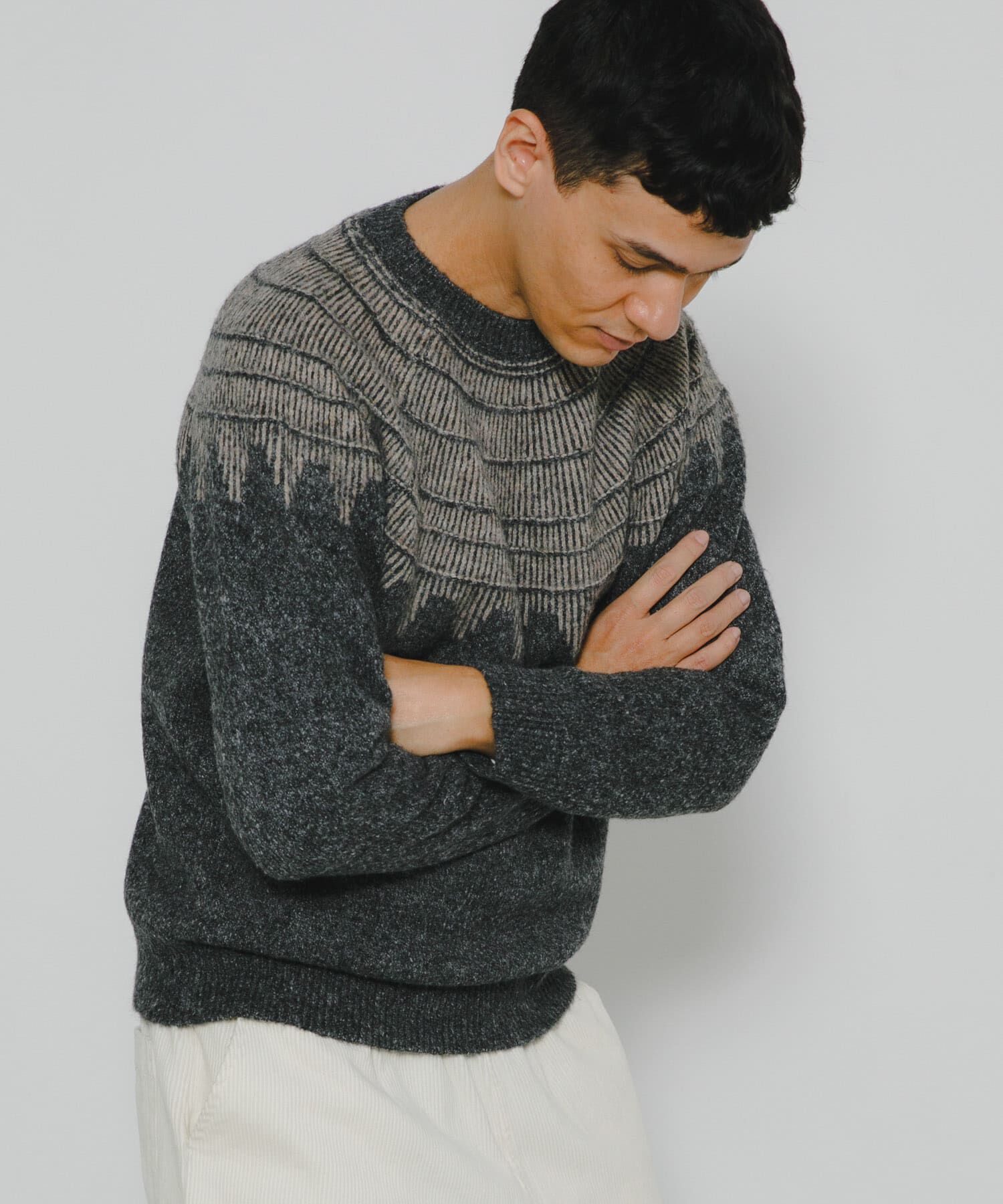 Sonny Label 「フェアアイル柄ニットプルオーバー」|ニット・セーター|