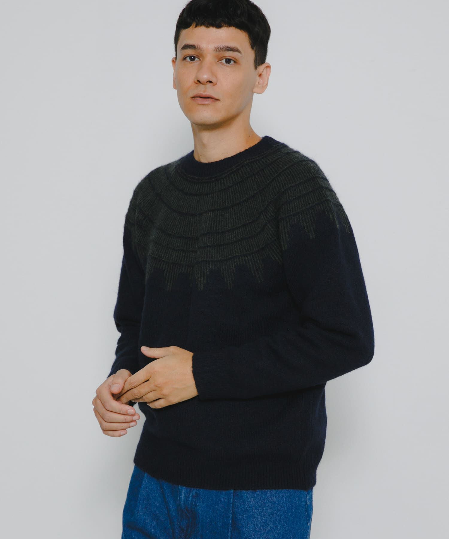 Sonny Label 「フェアアイル柄ニットプルオーバー」|ニット・セーター|