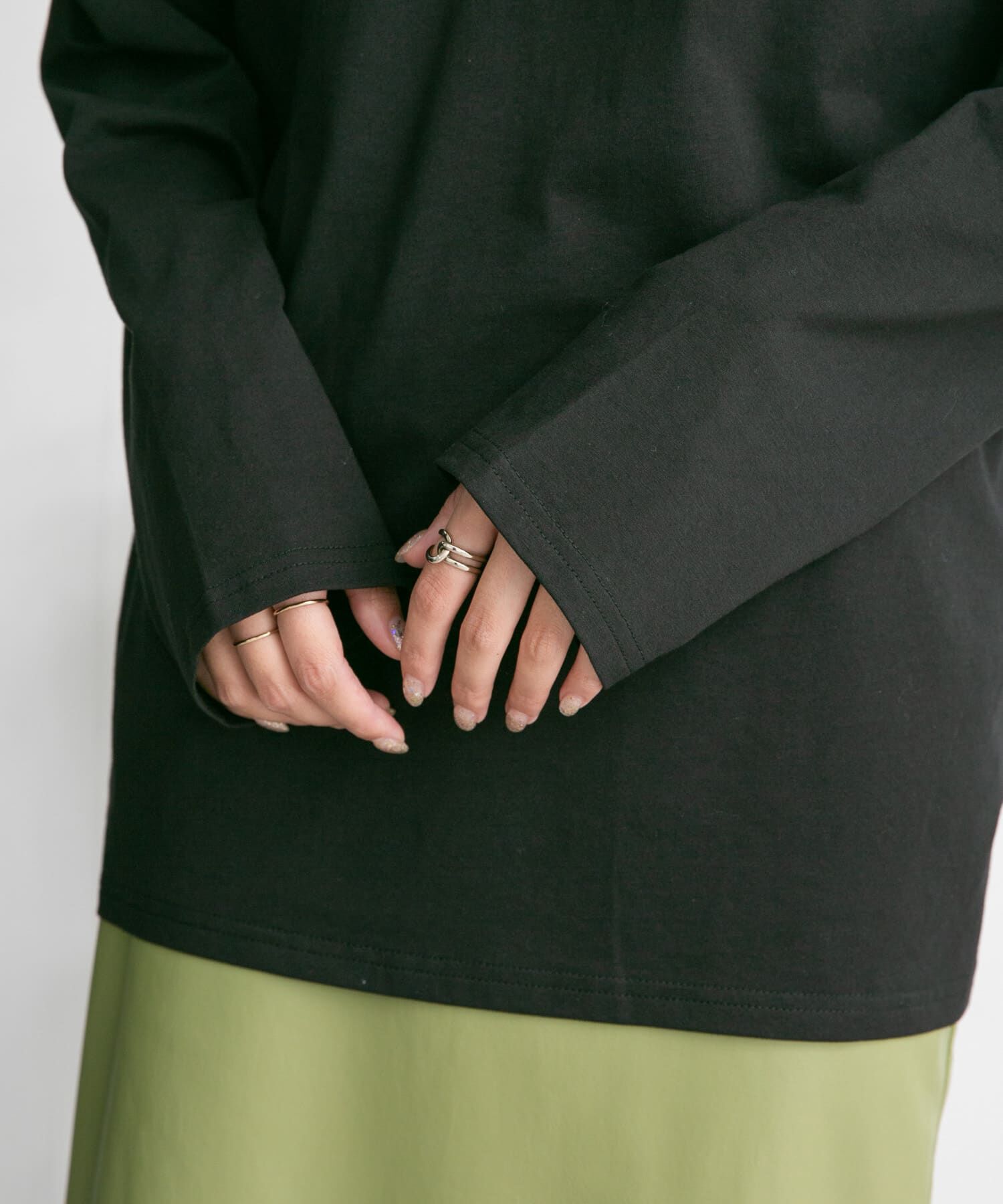  「アシメネックカットソー」|Tシャツ・カットソー|