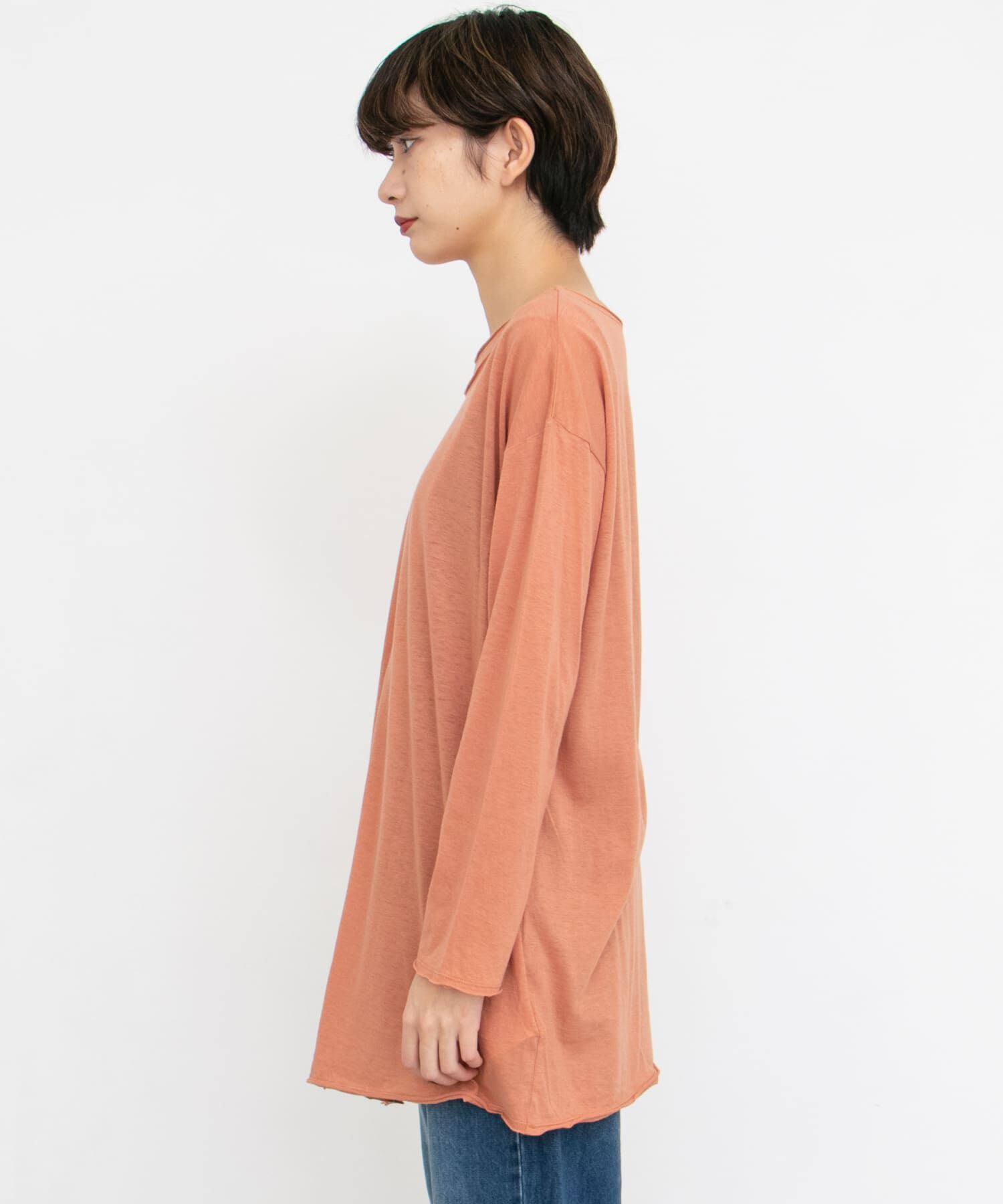  「ラップロングカットソー&there4;」|Tシャツ・カットソー|