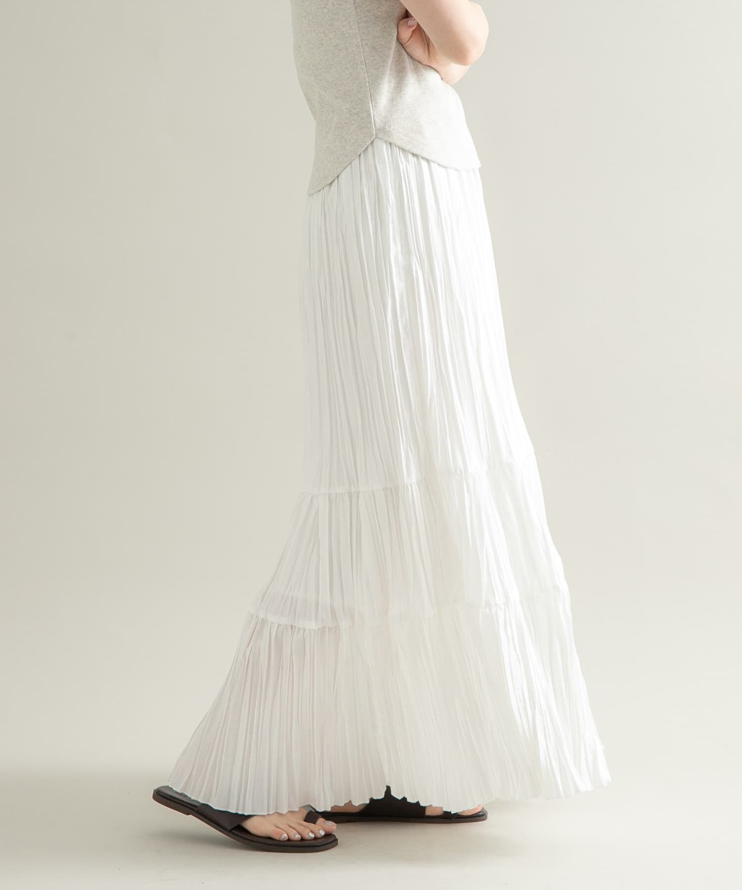 「ランダムプリーツスカート」|スカート|