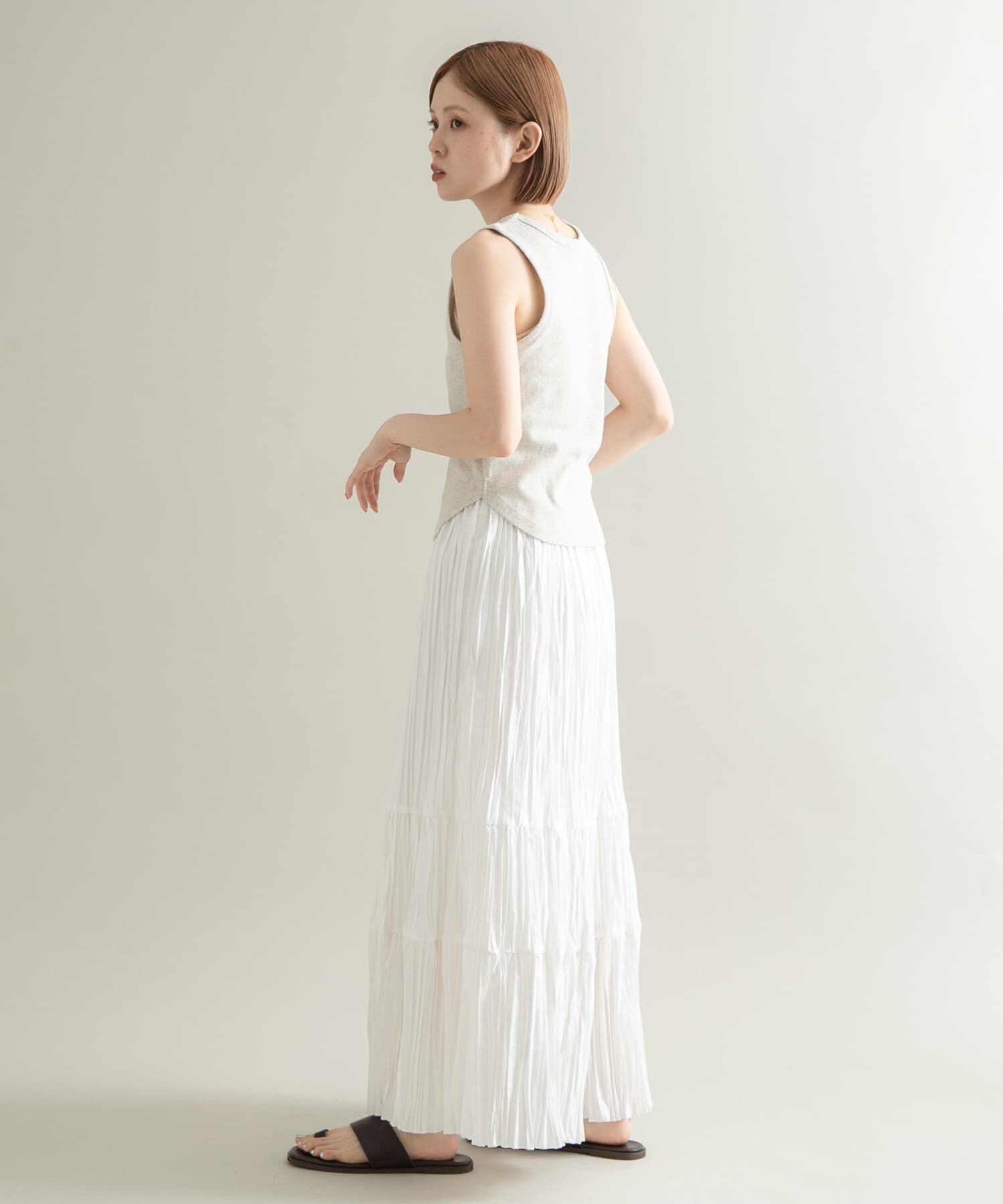  「ランダムプリーツスカート」|スカート|