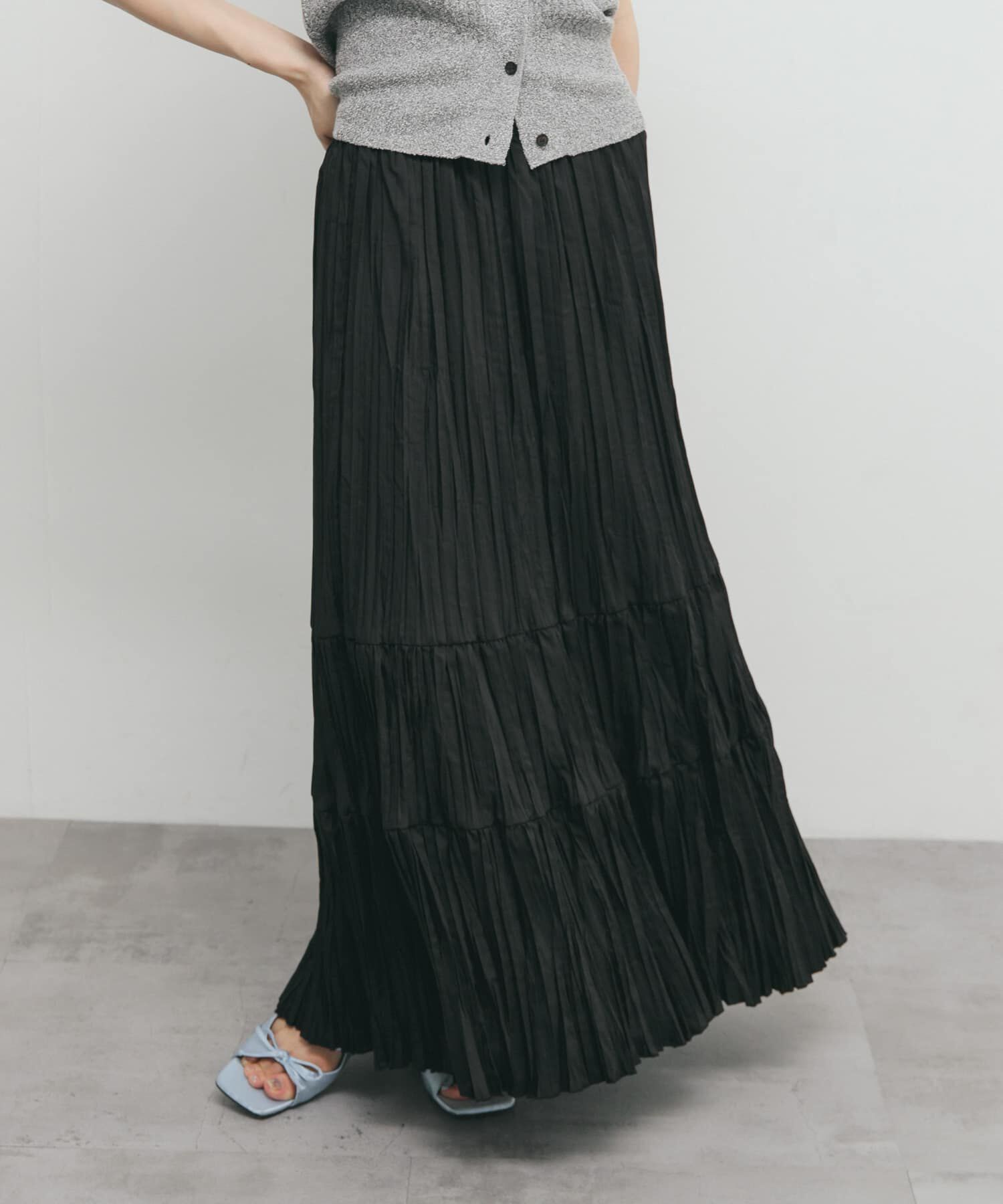  「ランダムプリーツスカート」|スカート|