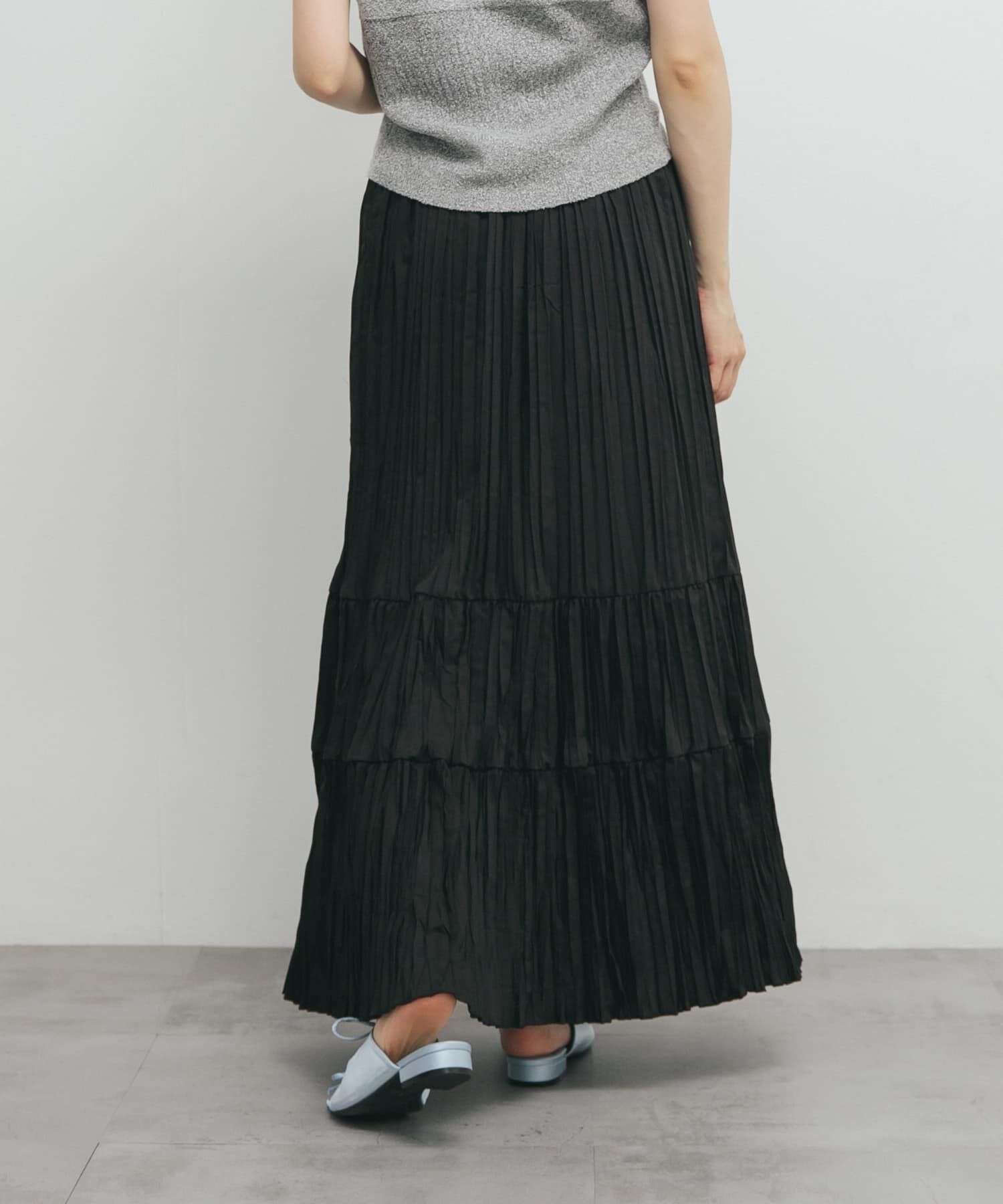  「ランダムプリーツスカート」|スカート|