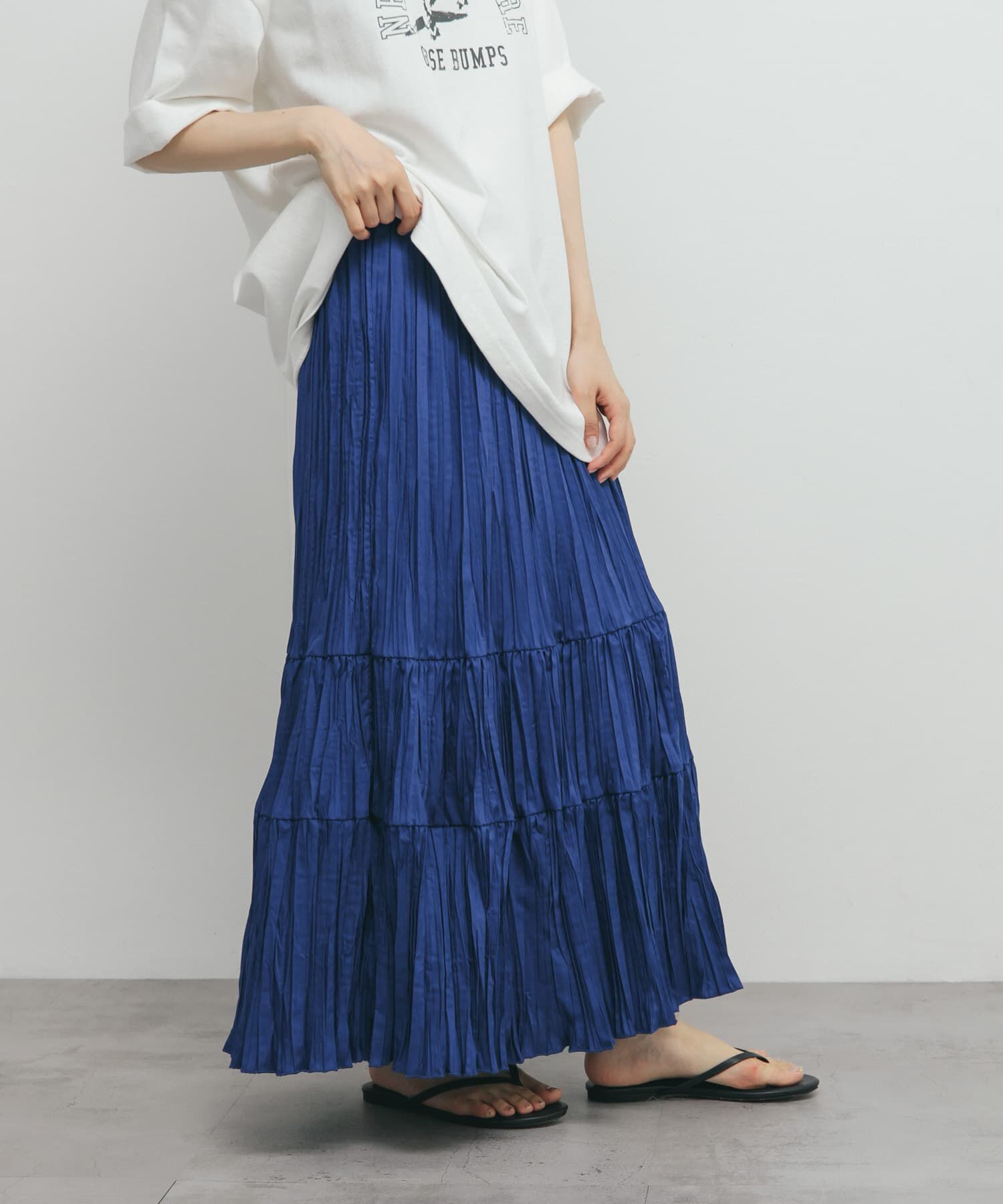  「ランダムプリーツスカート」|スカート|