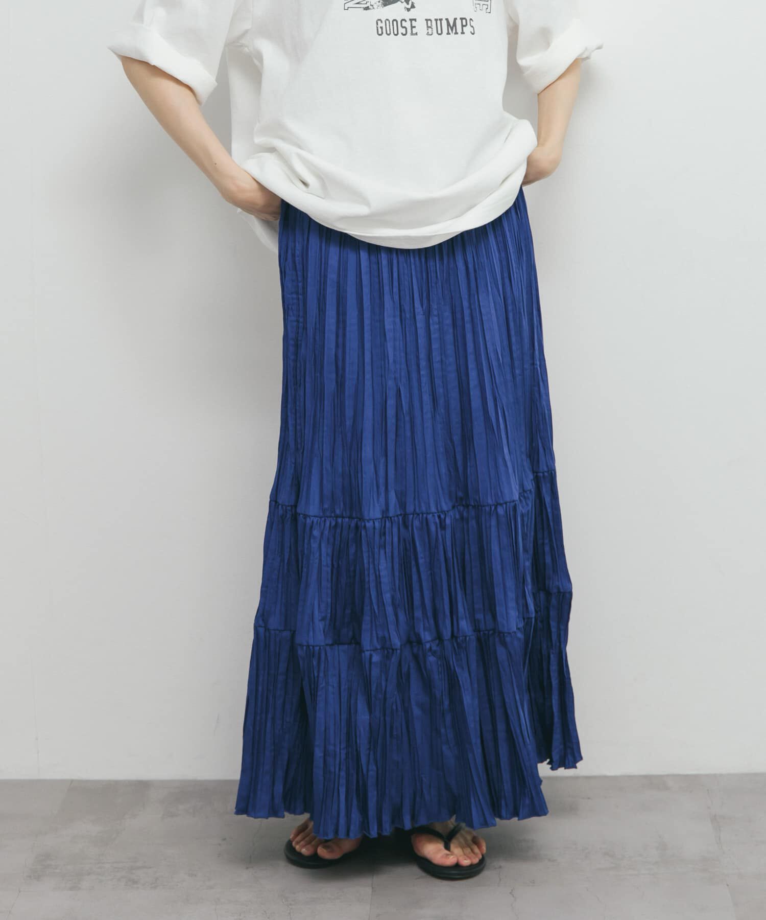  「ランダムプリーツスカート」|スカート|