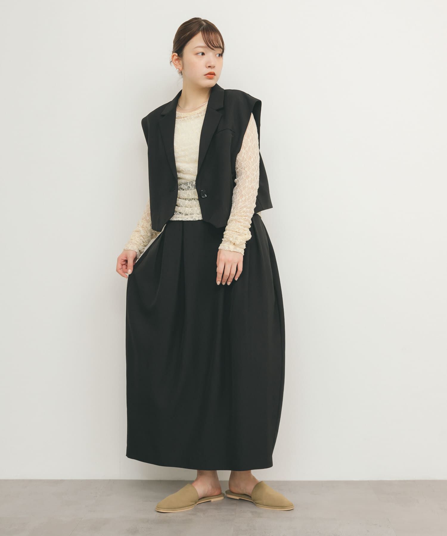 「コクーンタックスカート」|スカート|
