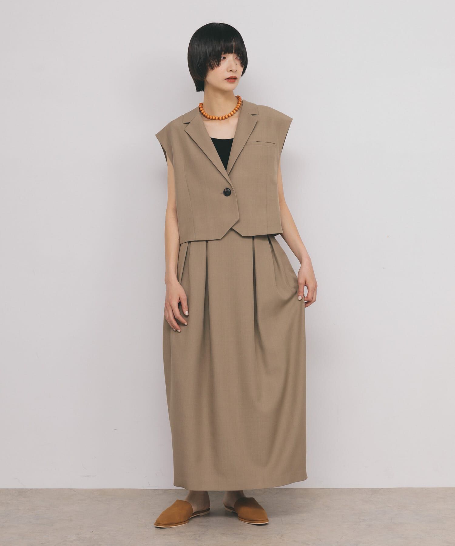  「コクーンタックスカート」|スカート|