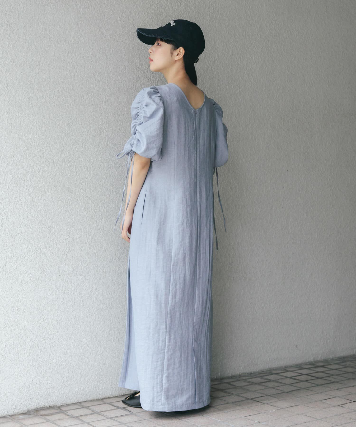  「『2サイズ展開』ドロストスリーブワンピース」|ワンピース|