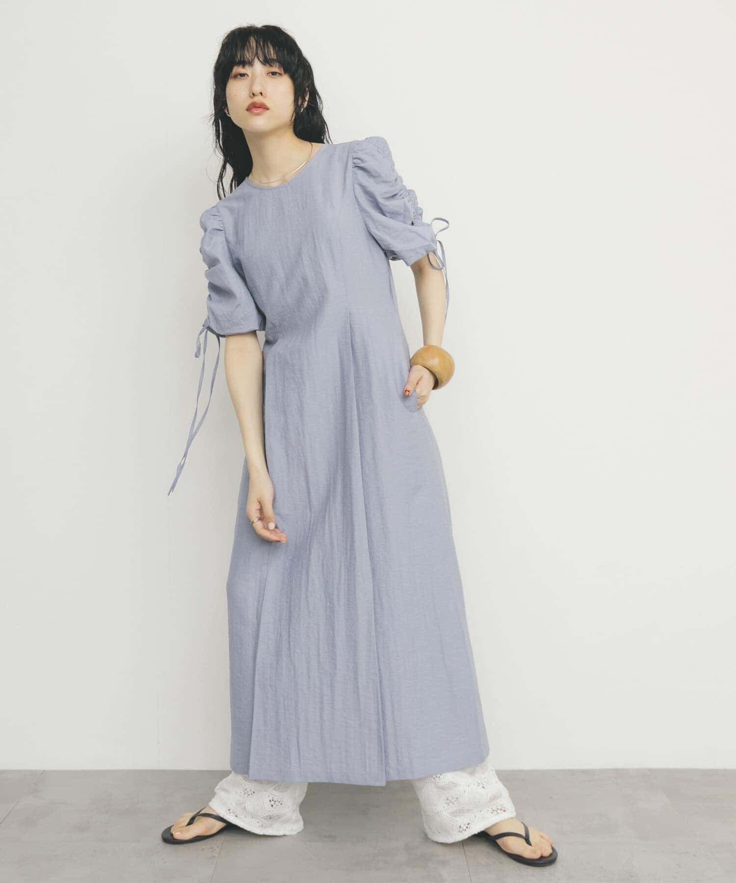  「『2サイズ展開』ドロストスリーブワンピース」|ワンピース|