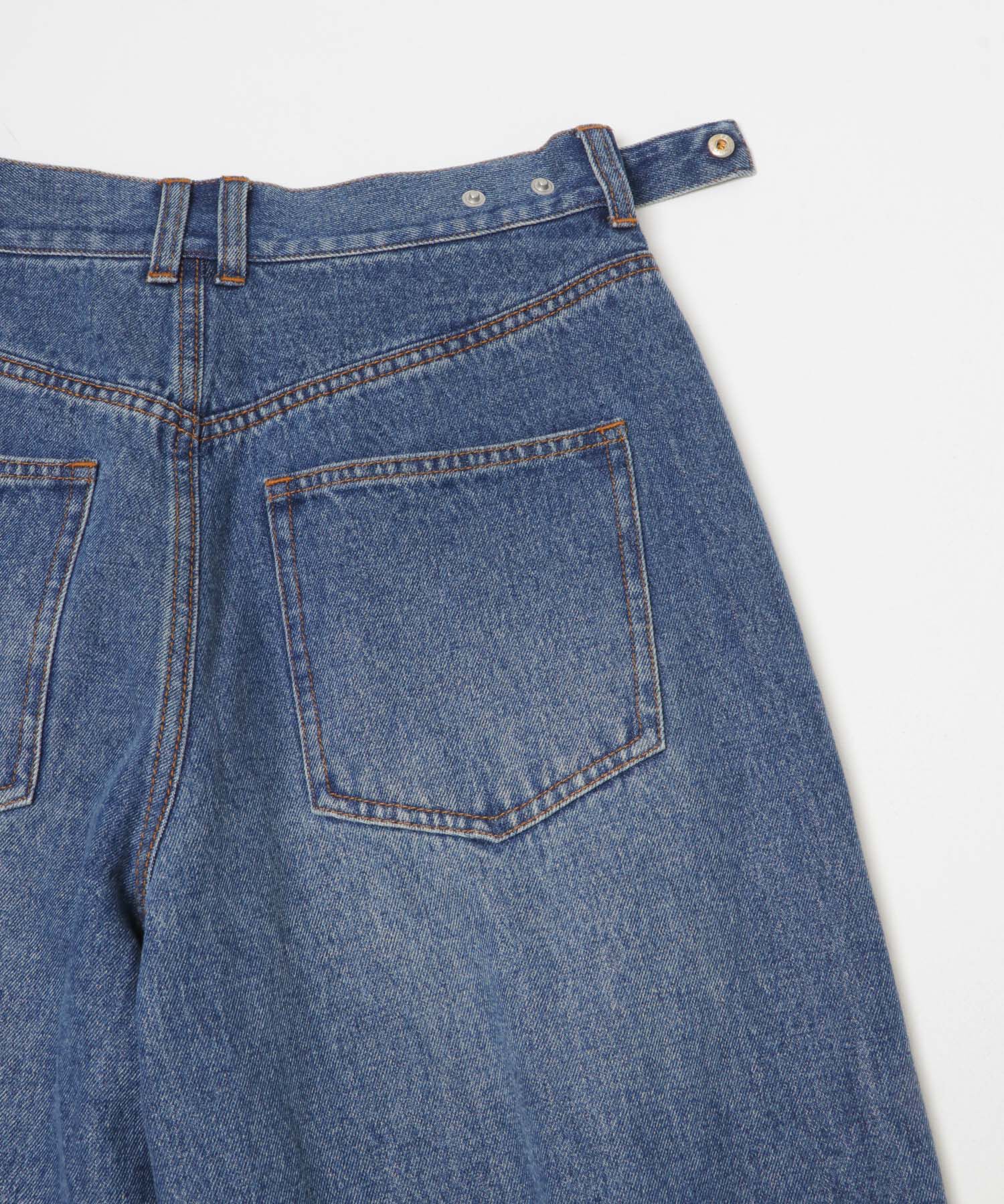  「WIDEレッグアジャストデニム」|デニム|