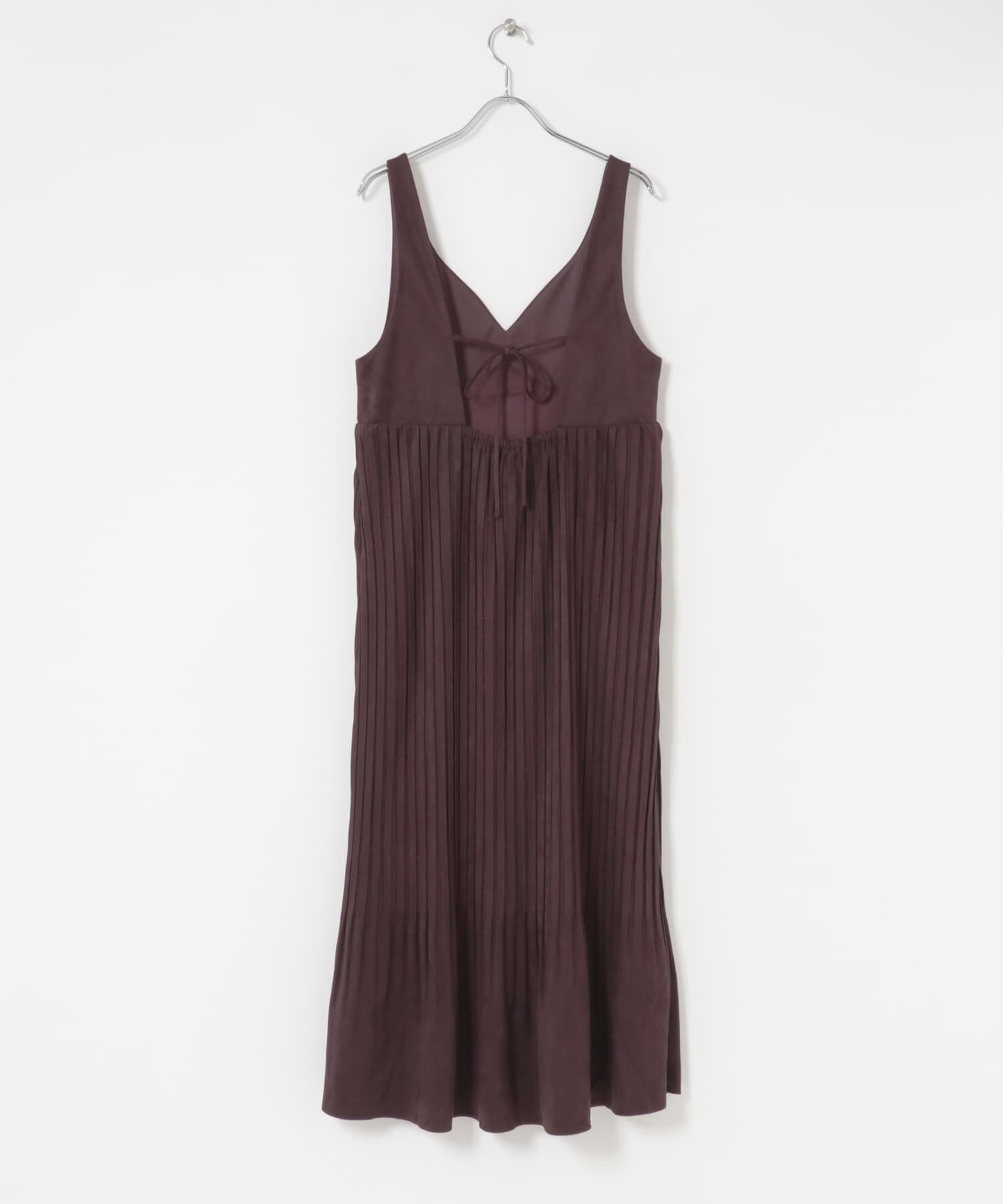  「ピーチスキンプリーツワンピース」|ワンピース|